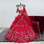 Trending Lehenga Choli & Dupatta With Sequins Embroidery Work