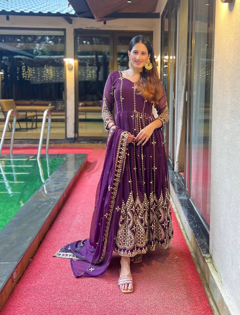 Designer Anarkali Gown In New Fancy Style