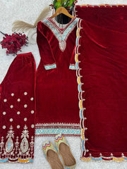 Party Wear Look Top-Dupatta And Fully Stitched Bottom