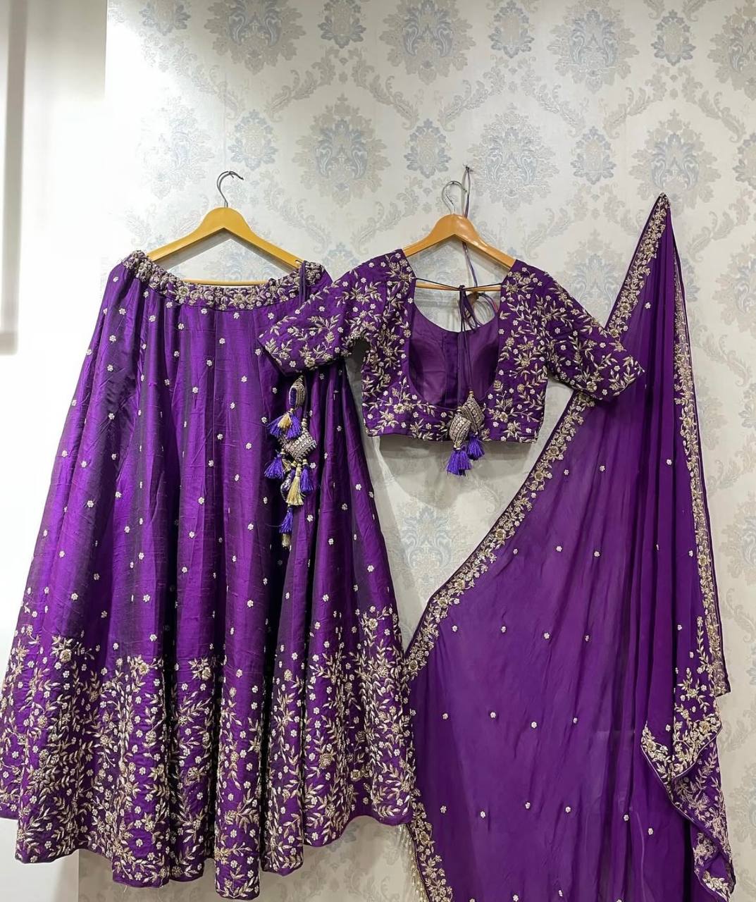 Designer Party Wear Lehenga Choli With Embroidery Sequence Work