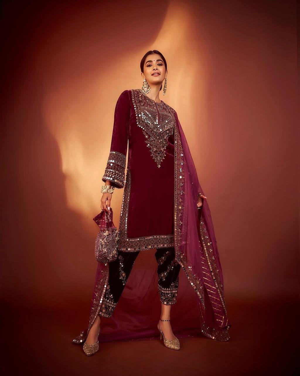 Party Wear Look Designer Top And Bottom With Dupatta