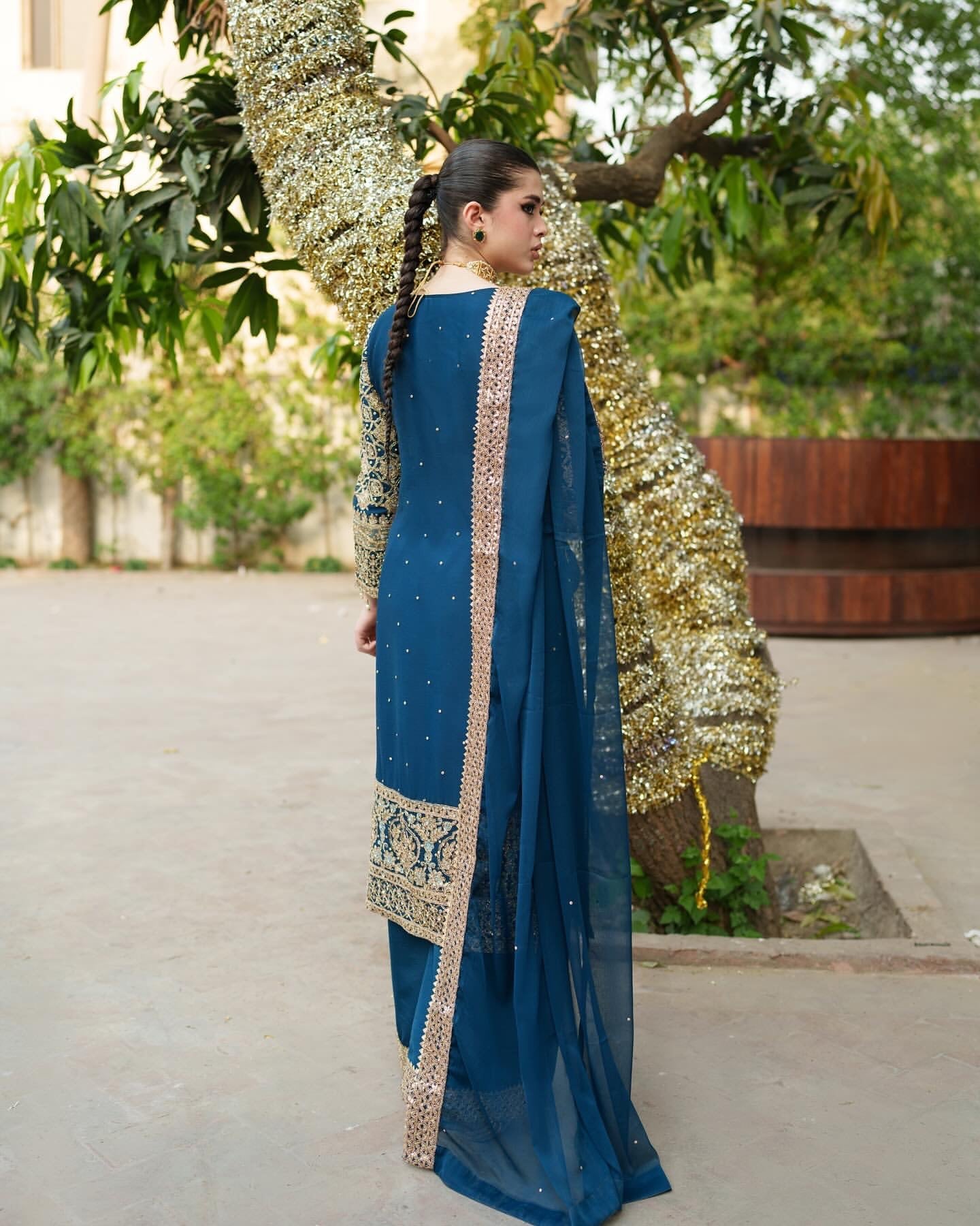 Party Wear Designer Mother Daughter Combination Design