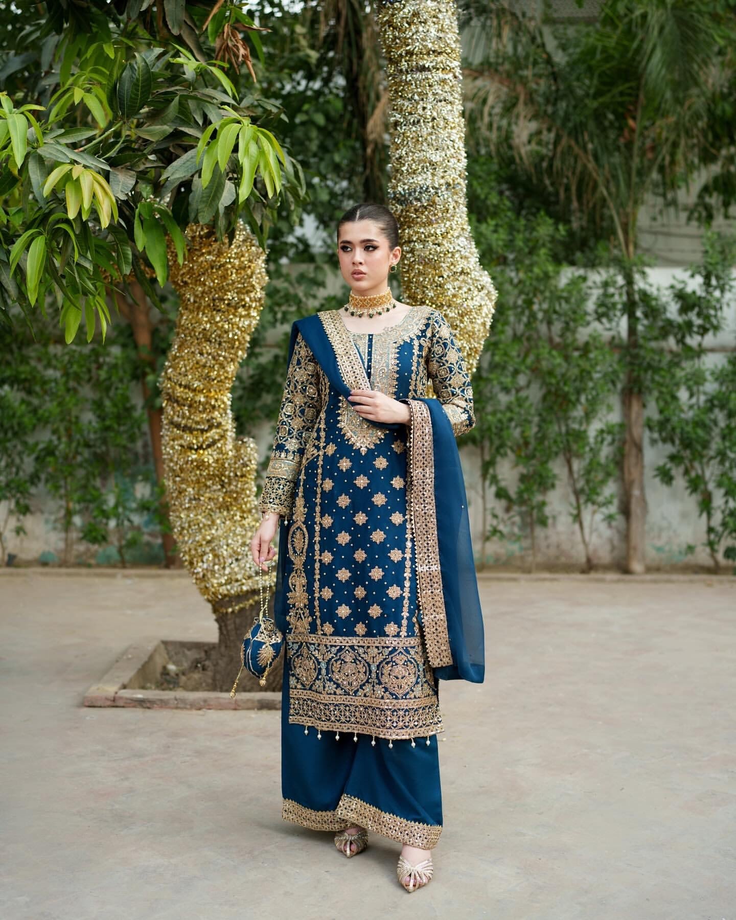 Party Wear Designer Mother Daughter Combination Design