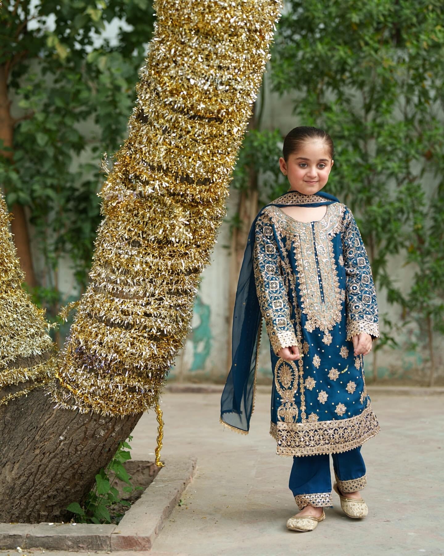 Party Wear Designer Mother Daughter Combination Design