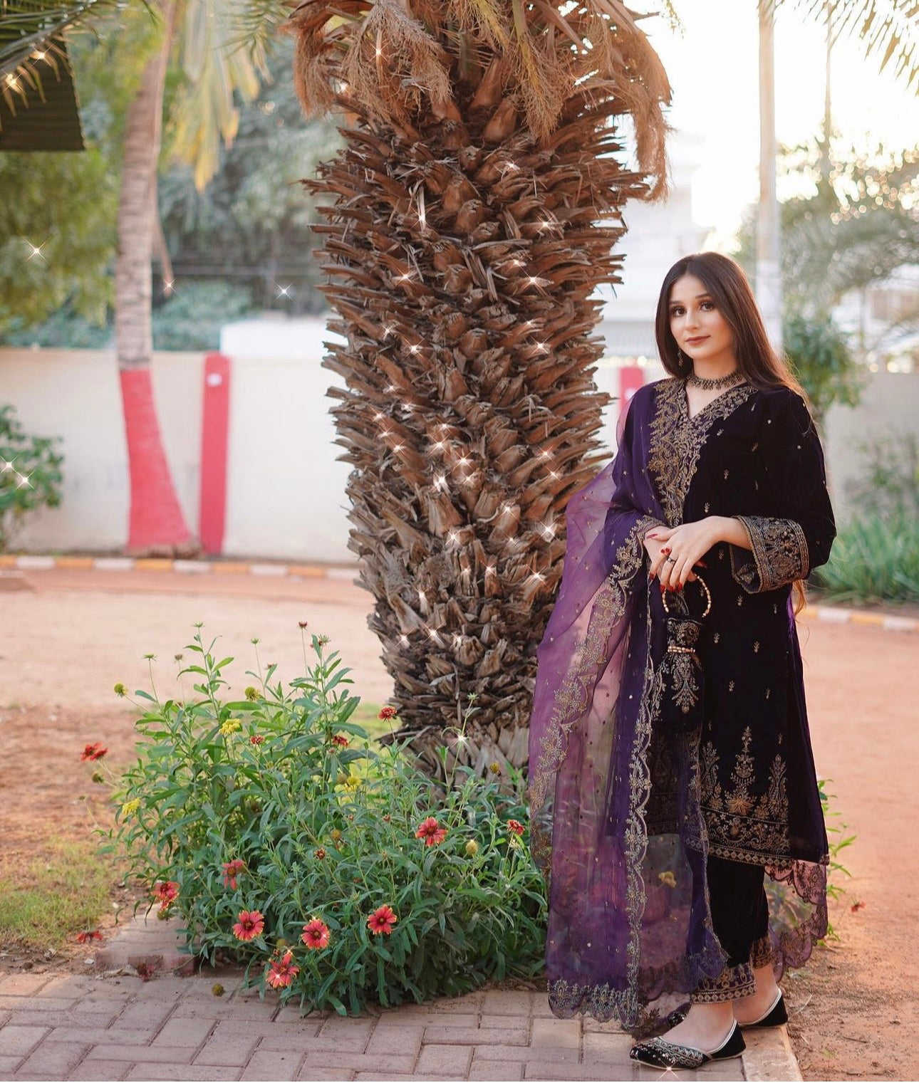 Designer Party Wear Look Top -Pent And Dupatta With Embroidery Sequence Work