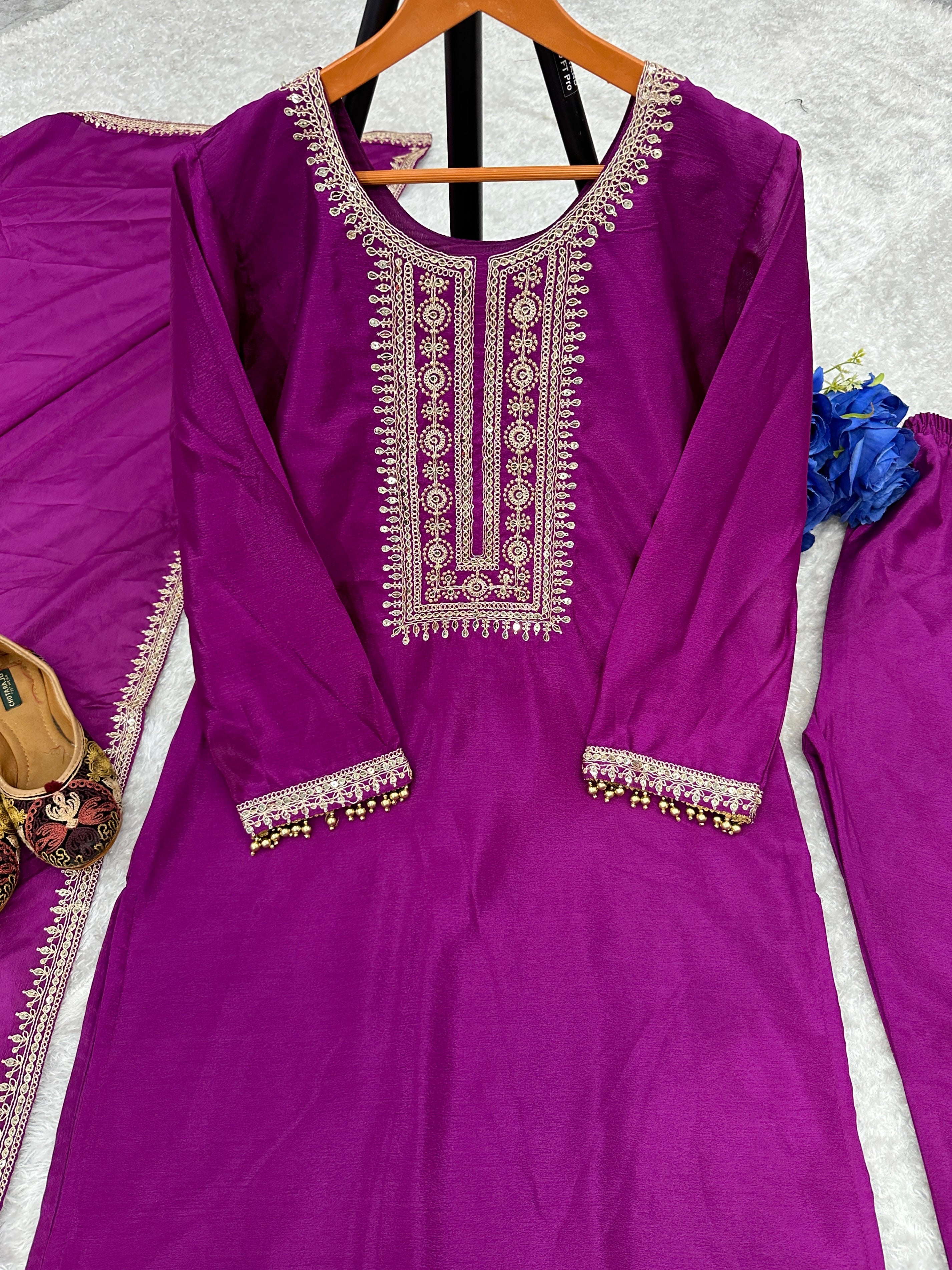 Party Wear Designer Top And Bottom With Fancy Dupatta