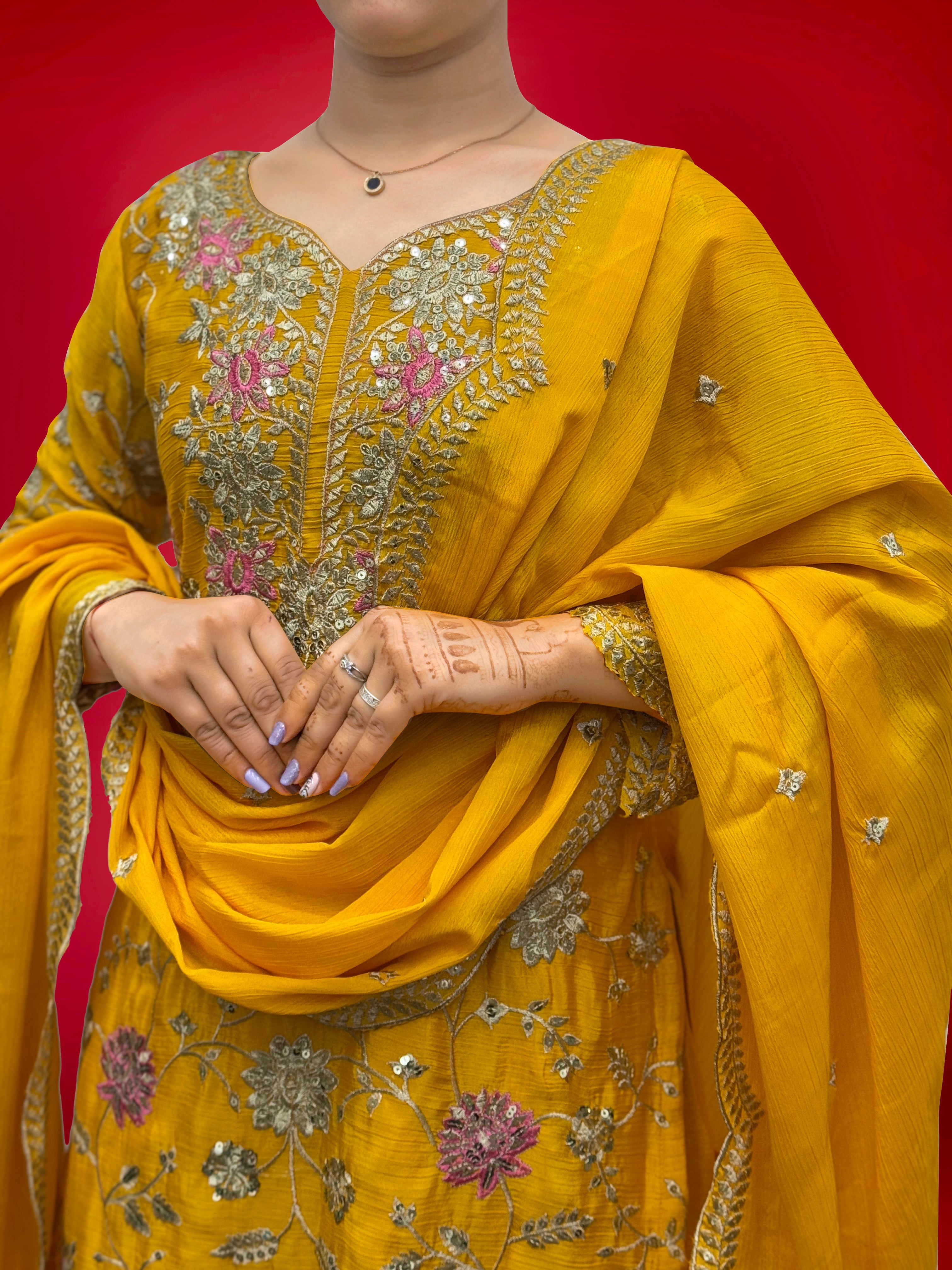 Party Wear Beautiful Top-Bottom And Fancy Dupatta