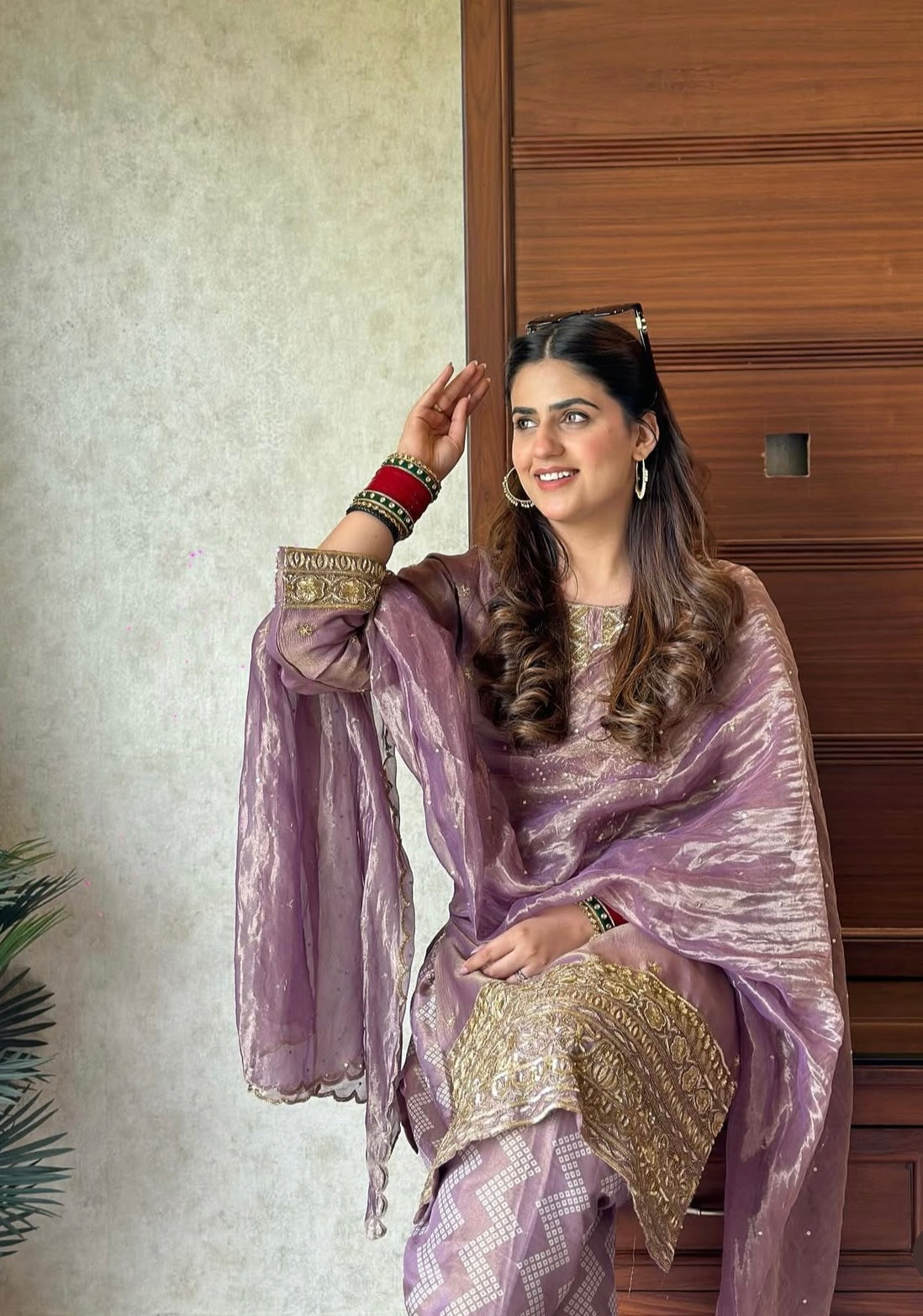 Party Wear Top-Pent And Dupatta With Embroidery Sequence Work