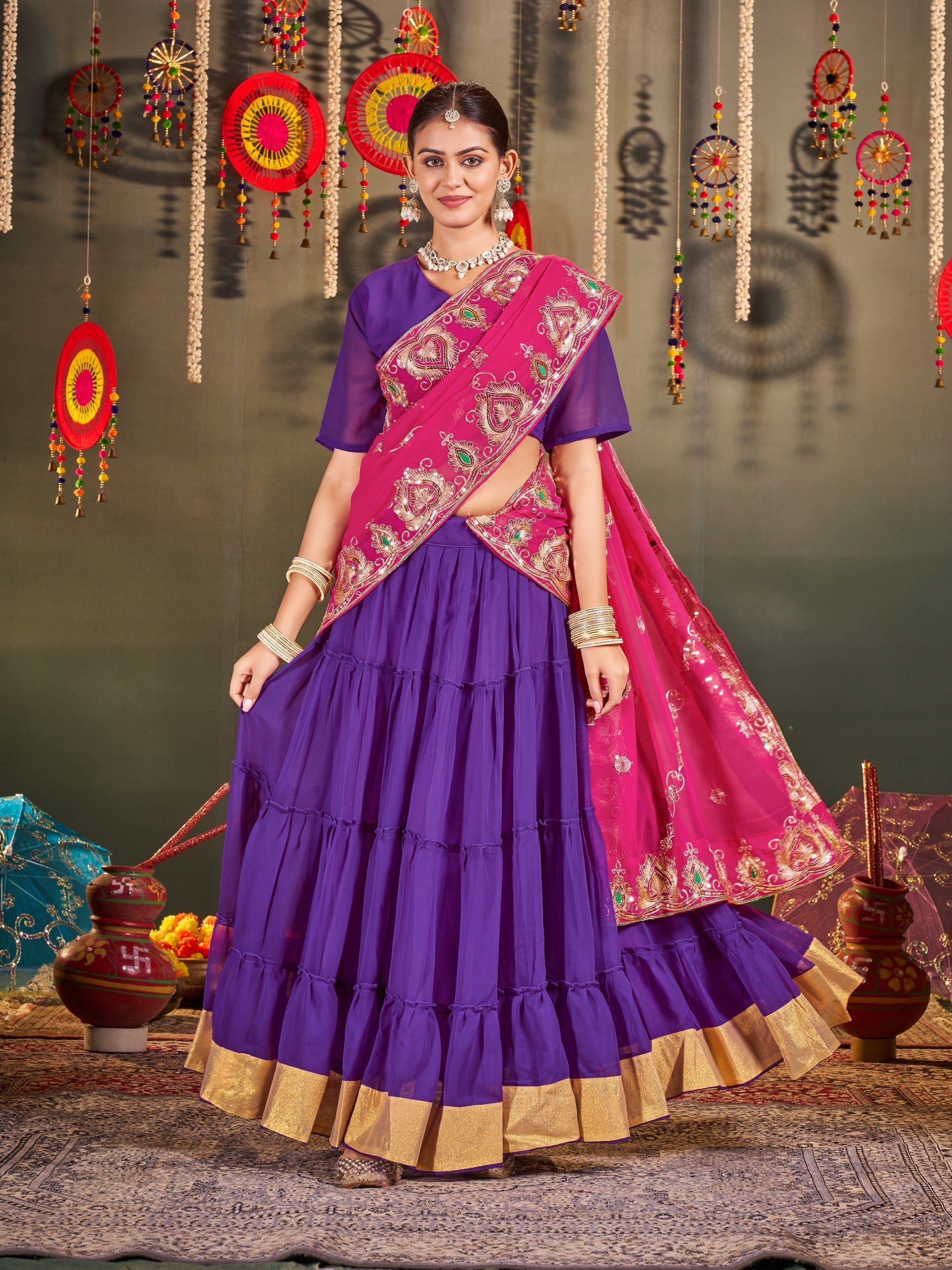 Navratri Special Designer Lehenga Choli With Dupatta