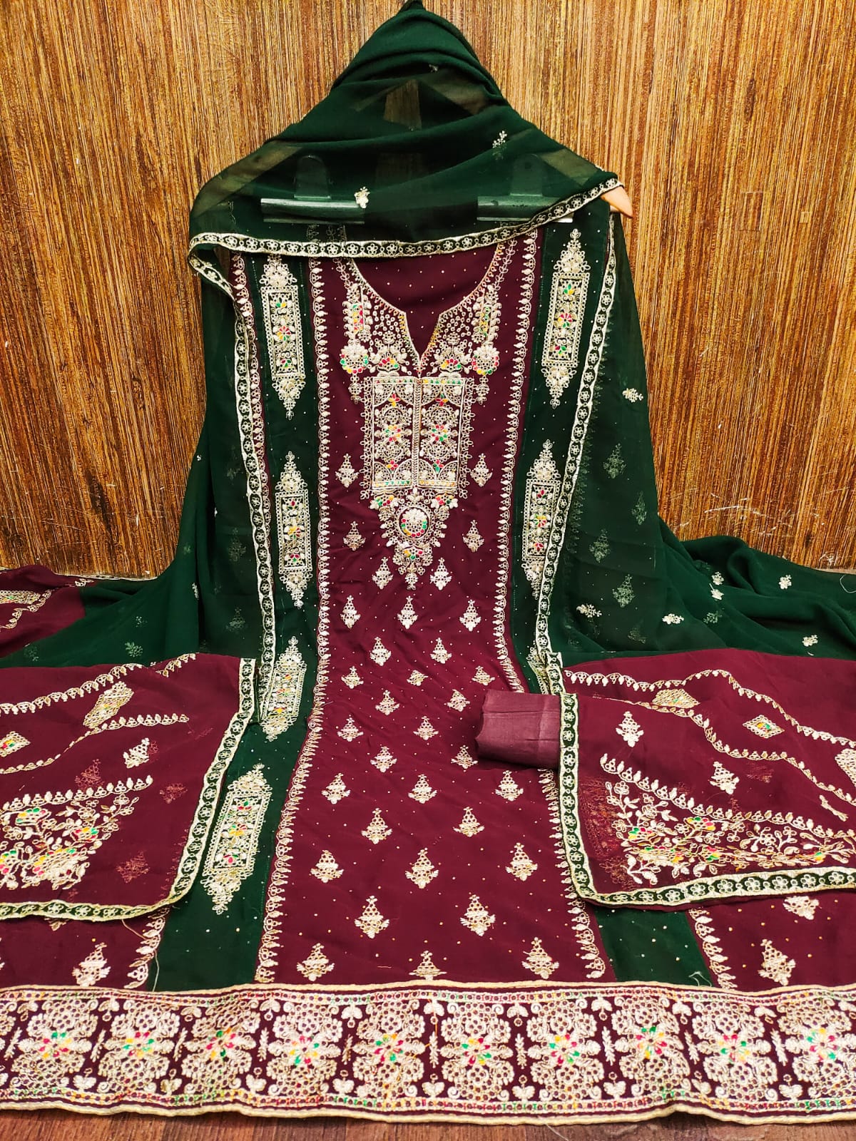 Party Wear Beautiful Top And Plazzo With Dupatta