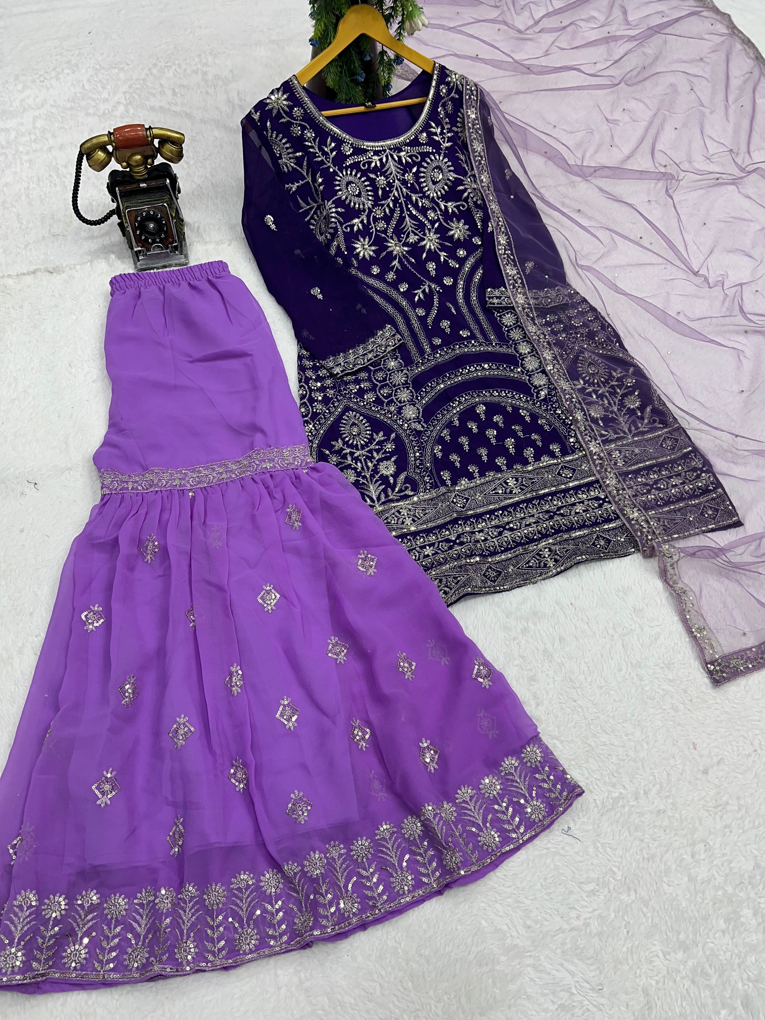 Party Wear Beautiful Top-Bottom And Fancy Dupatta