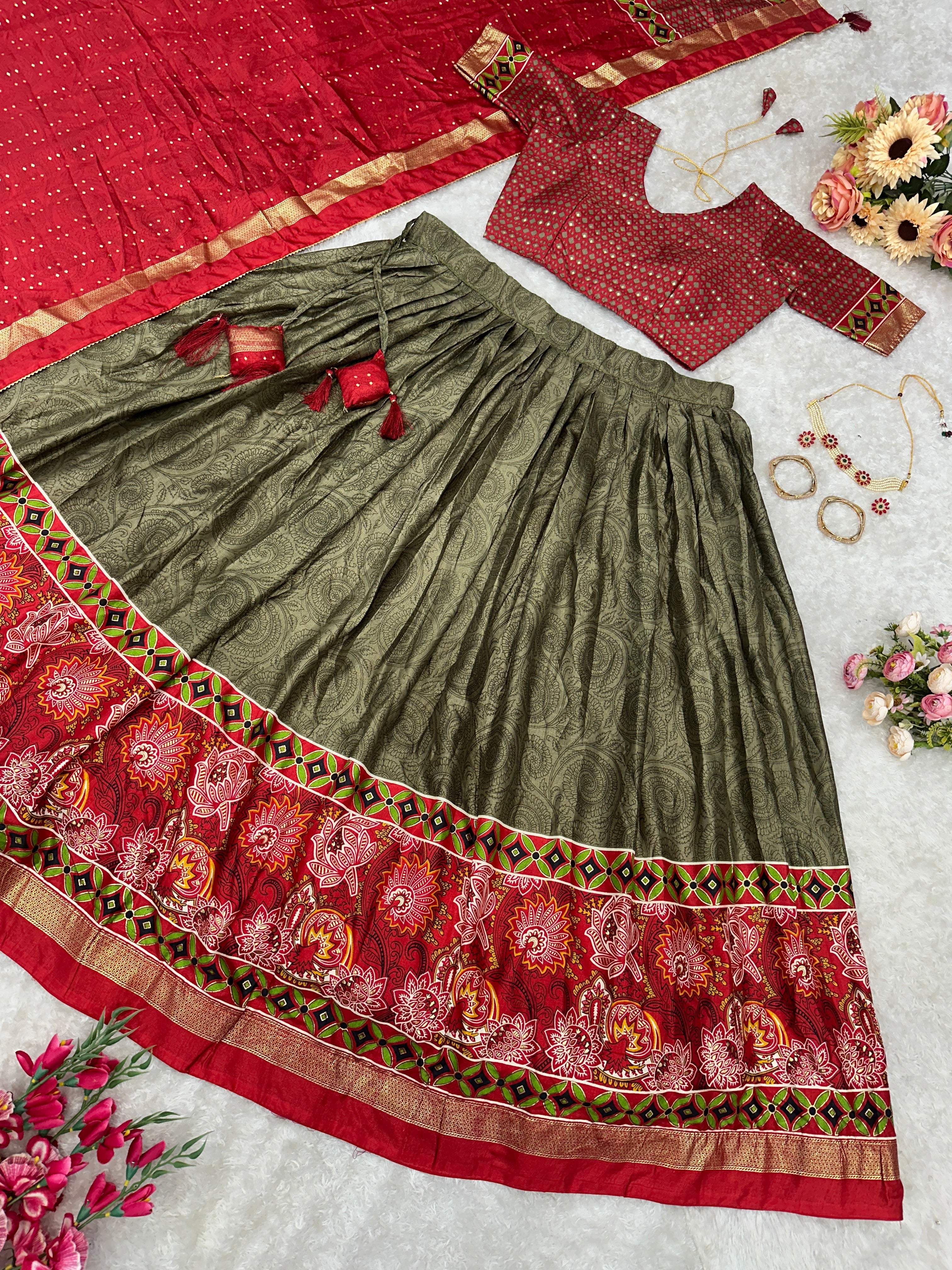 Designer Navratri Special Lehenga Choli With Beautiful Dupatta