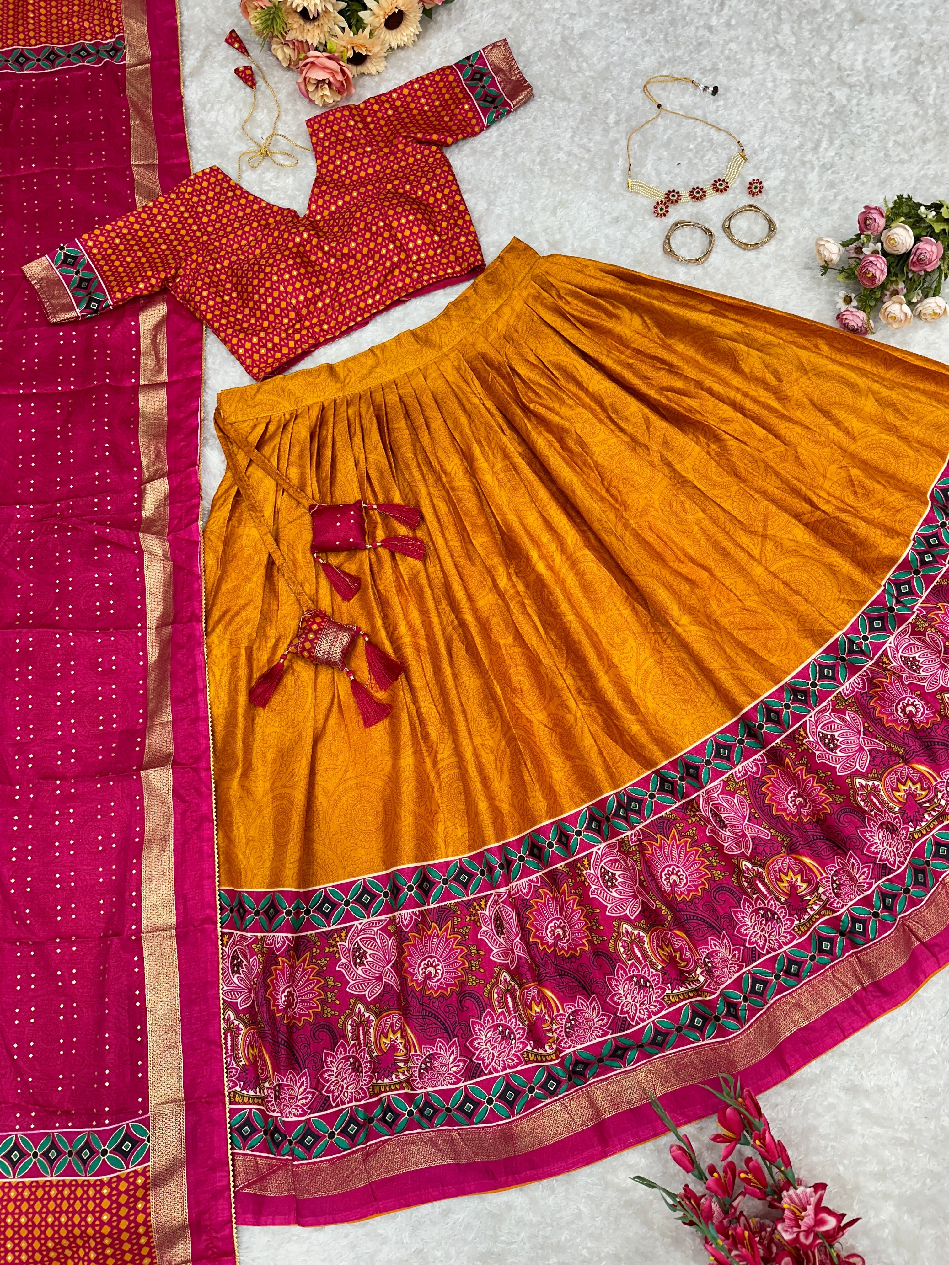 Designer Navratri Special Lehenga Choli With Beautiful Dupatta