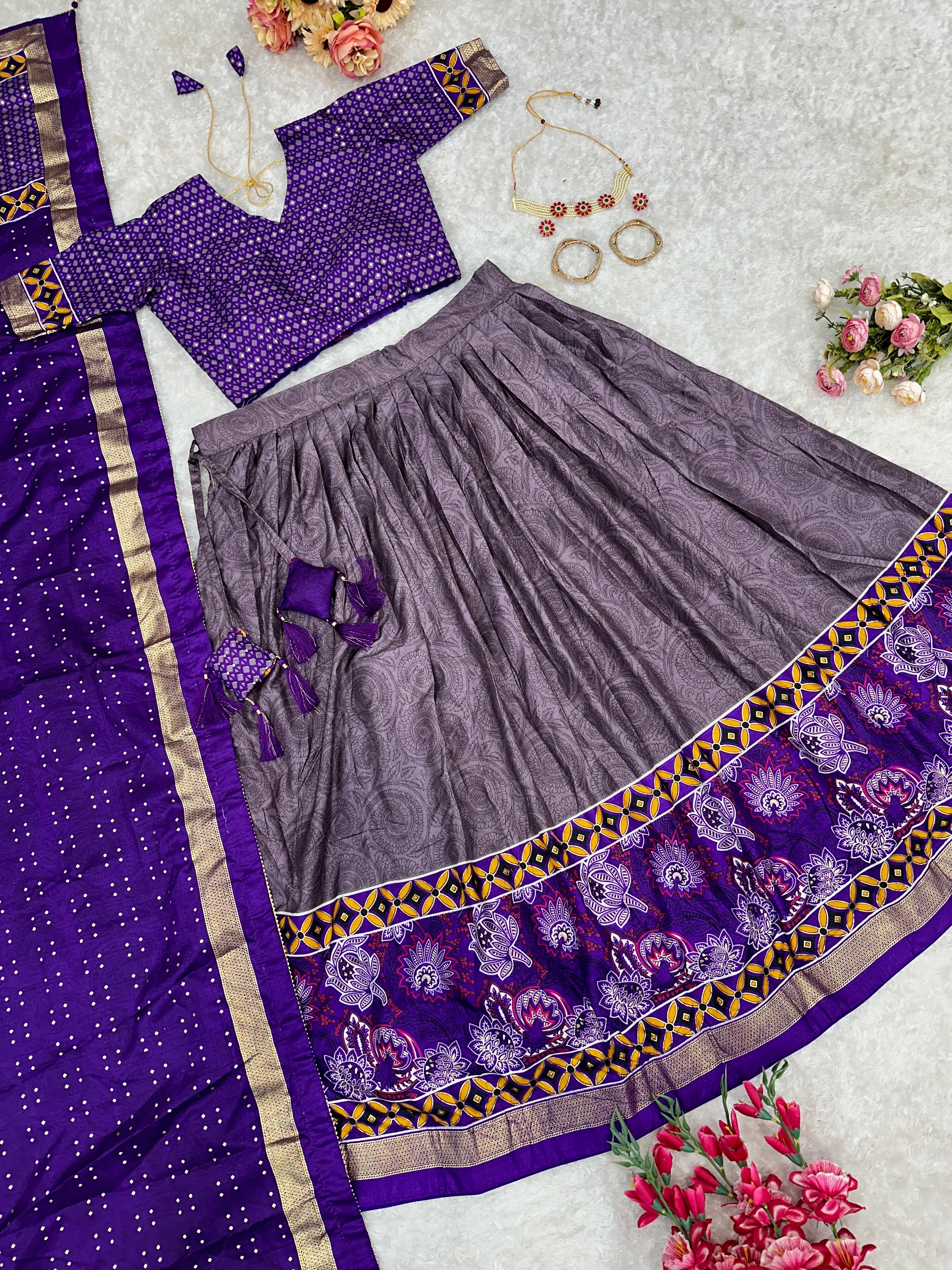 Designer Navratri Special Lehenga Choli With Beautiful Dupatta