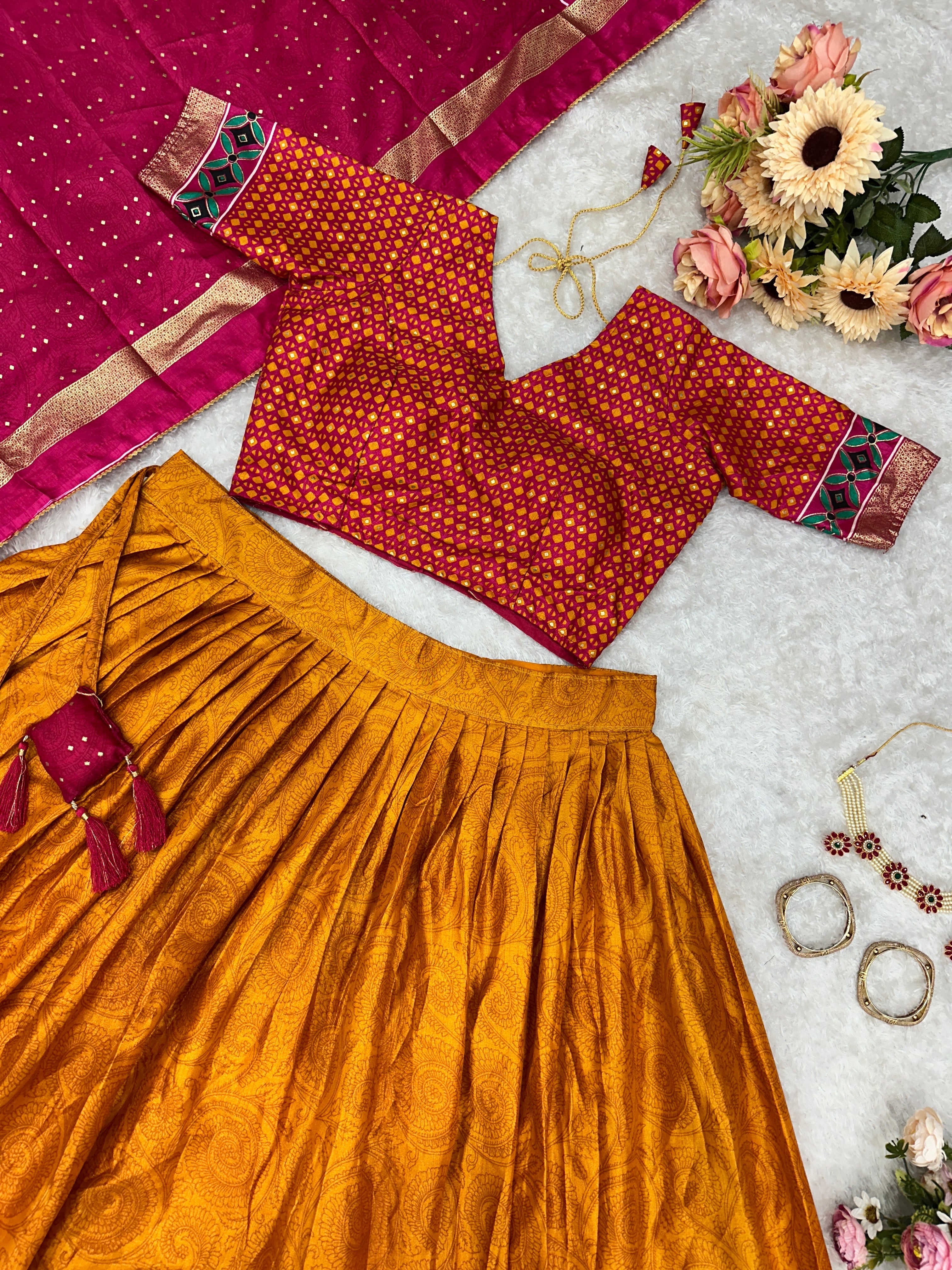 Designer Navratri Special Lehenga Choli With Beautiful Dupatta