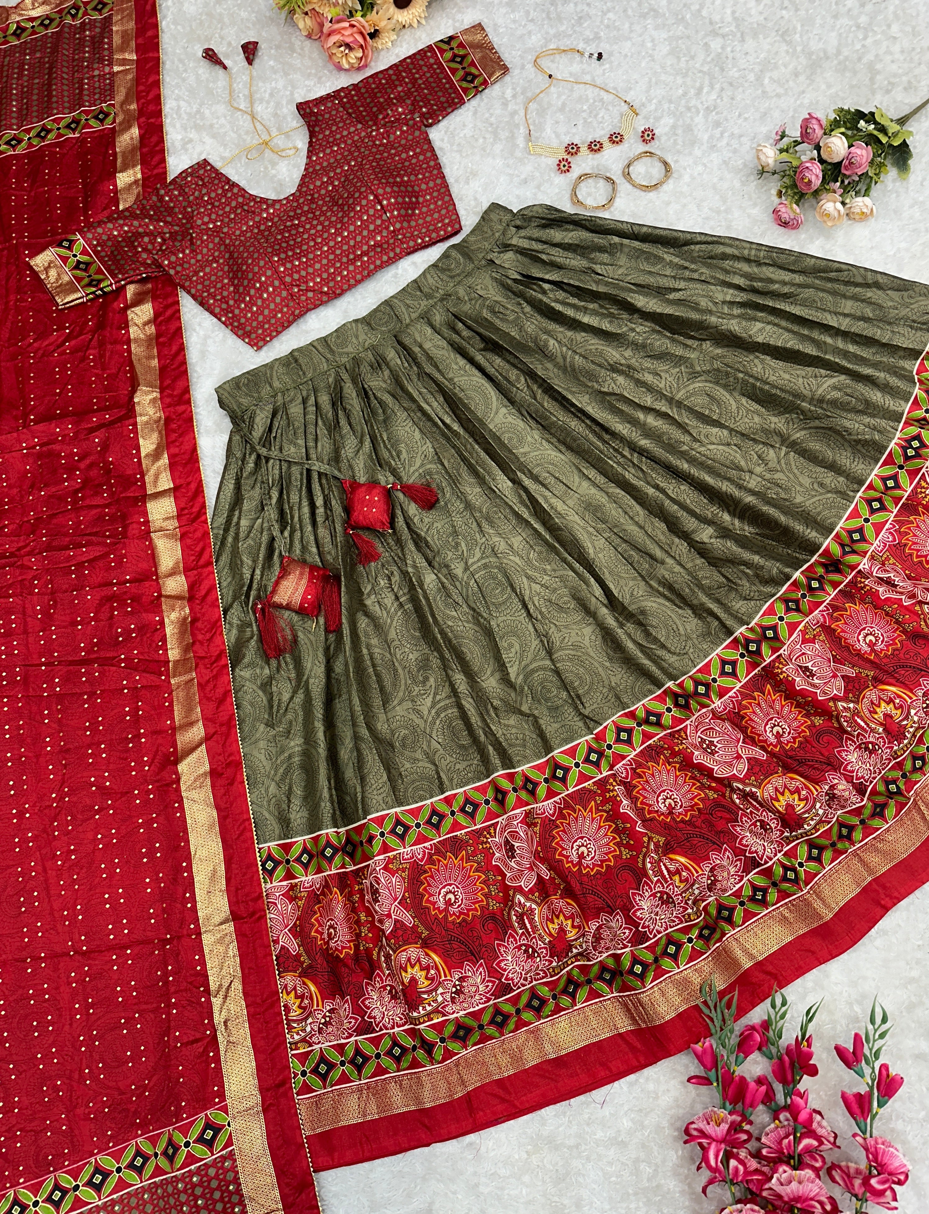 Designer Navratri Special Lehenga Choli With Beautiful Dupatta