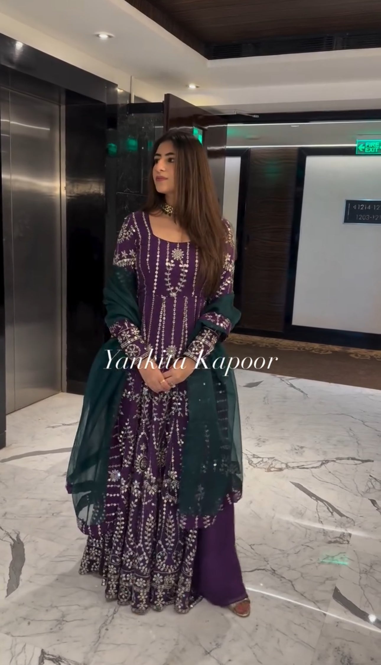 Beautiful Top-Bottom And Dupatta With Heavy Embroidery Sequence Work