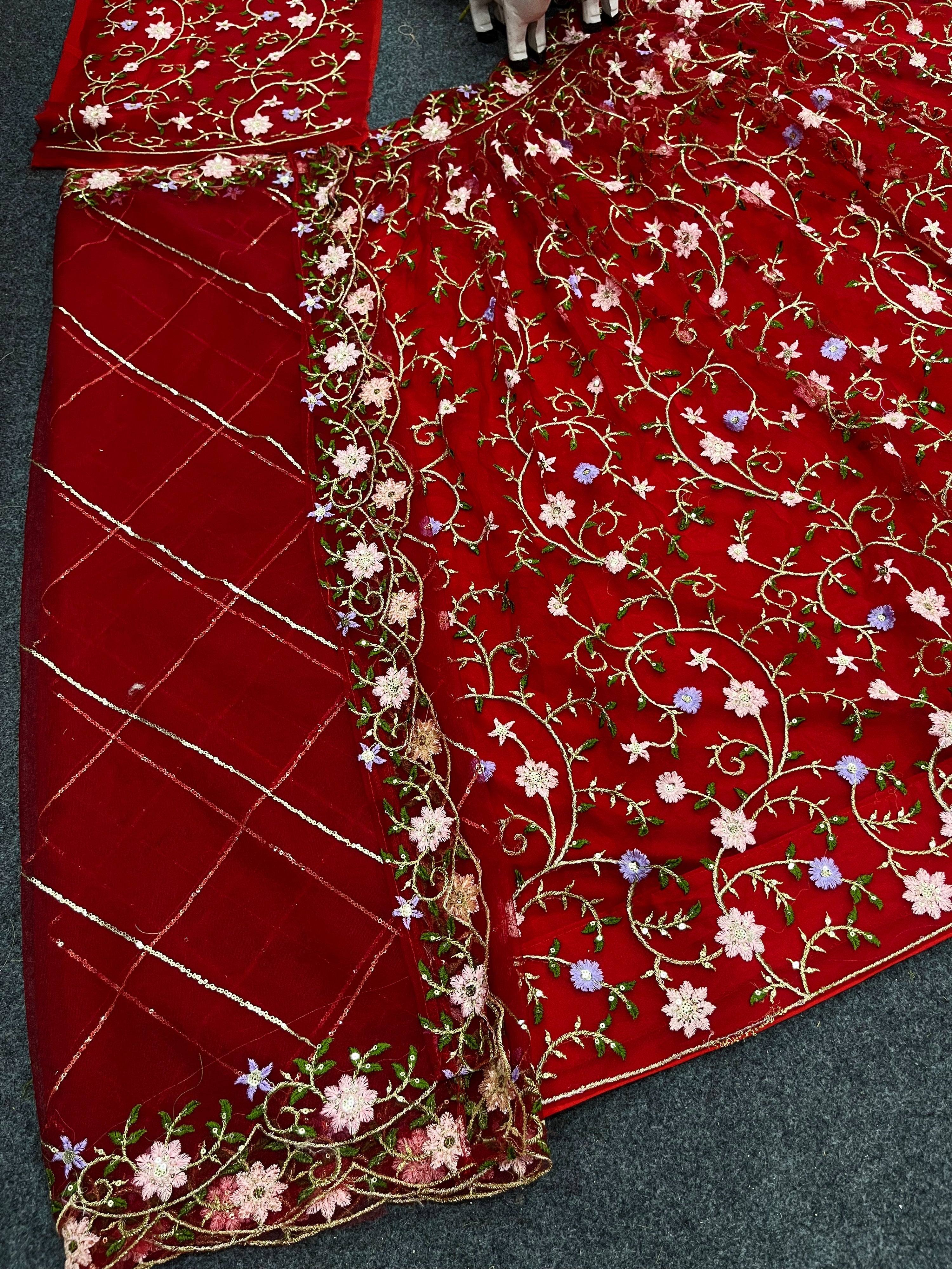 Trending Lehenga Choli & Dupatta With Sequins Embroidery Work