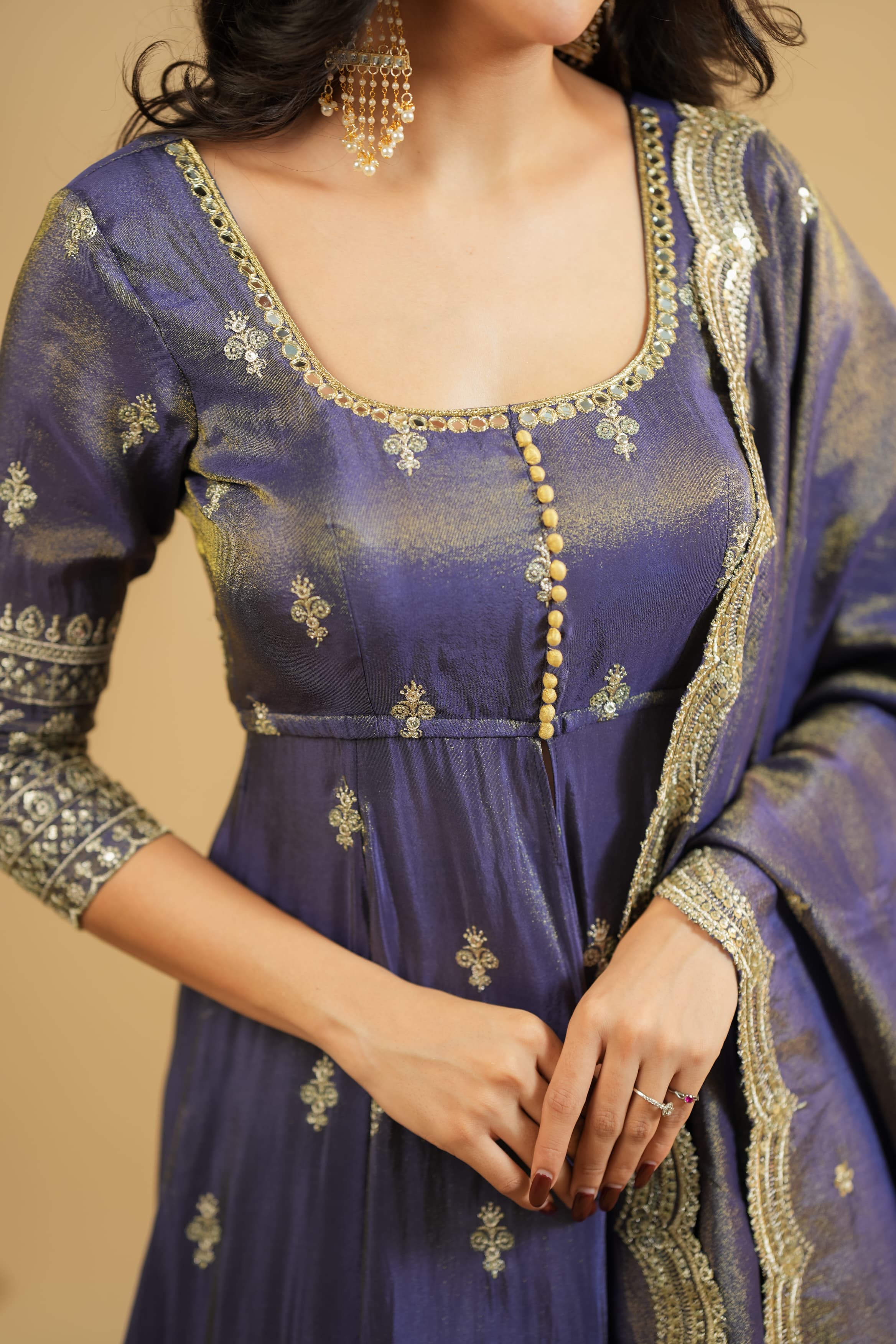 Party Wear Designer Anarkali Gown-Lehenga And Dupatta