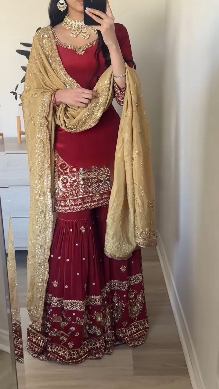 Designer Party Wear Top Bottom And Dupatta With Embroidery Work