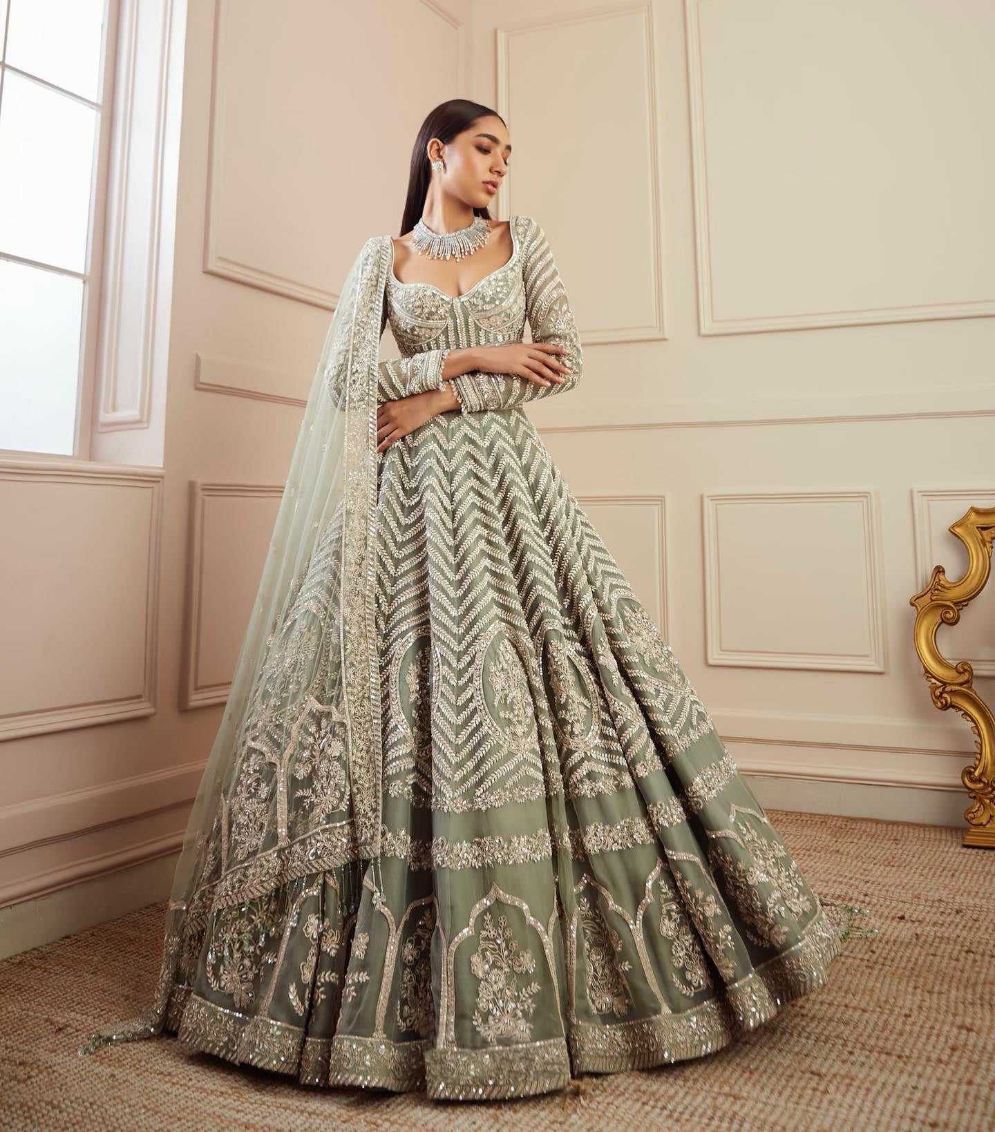Party Wear Look Lehenga Choli With Sequence Work