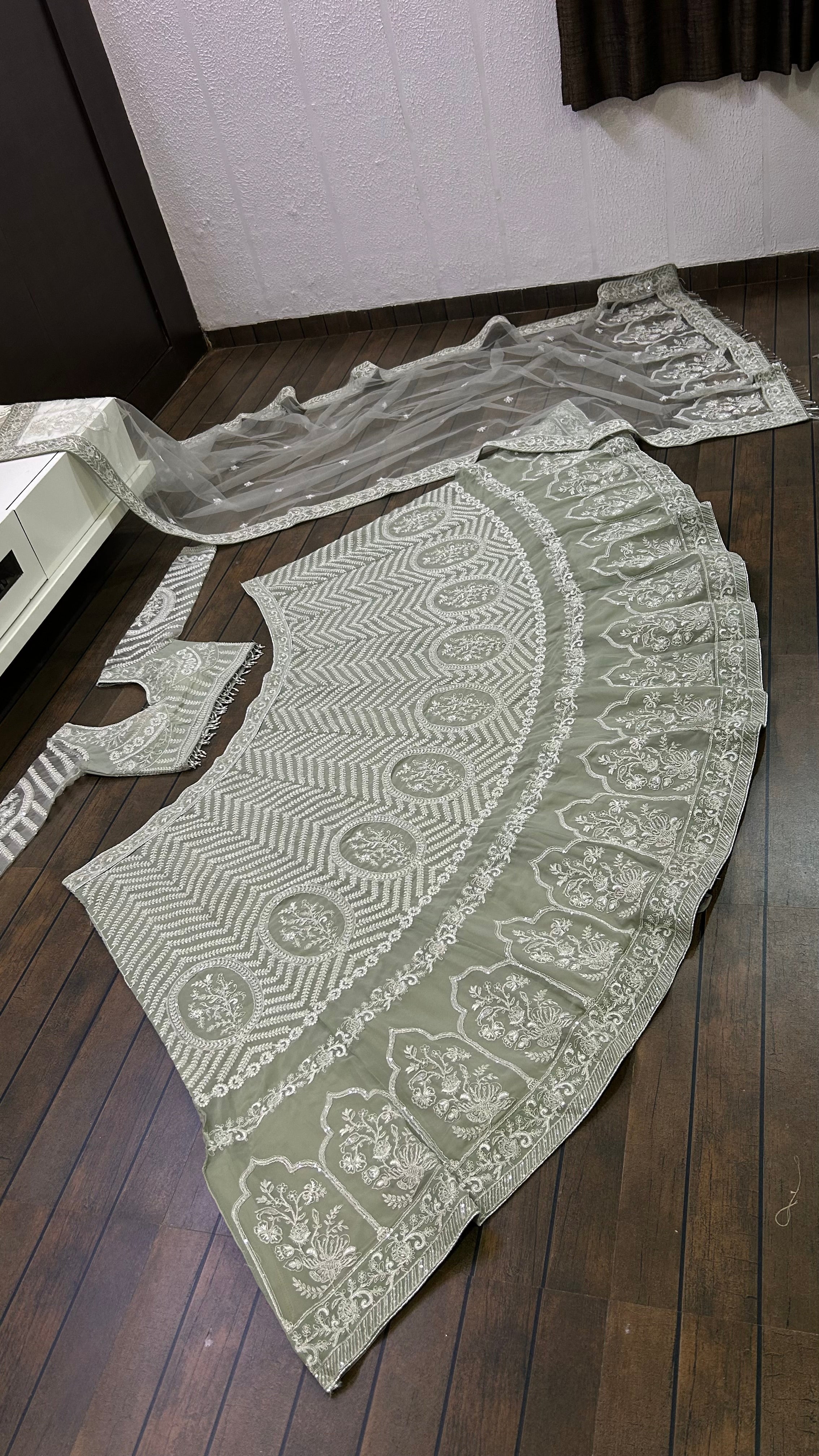 Party Wear Look Lehenga Choli With Sequence Work