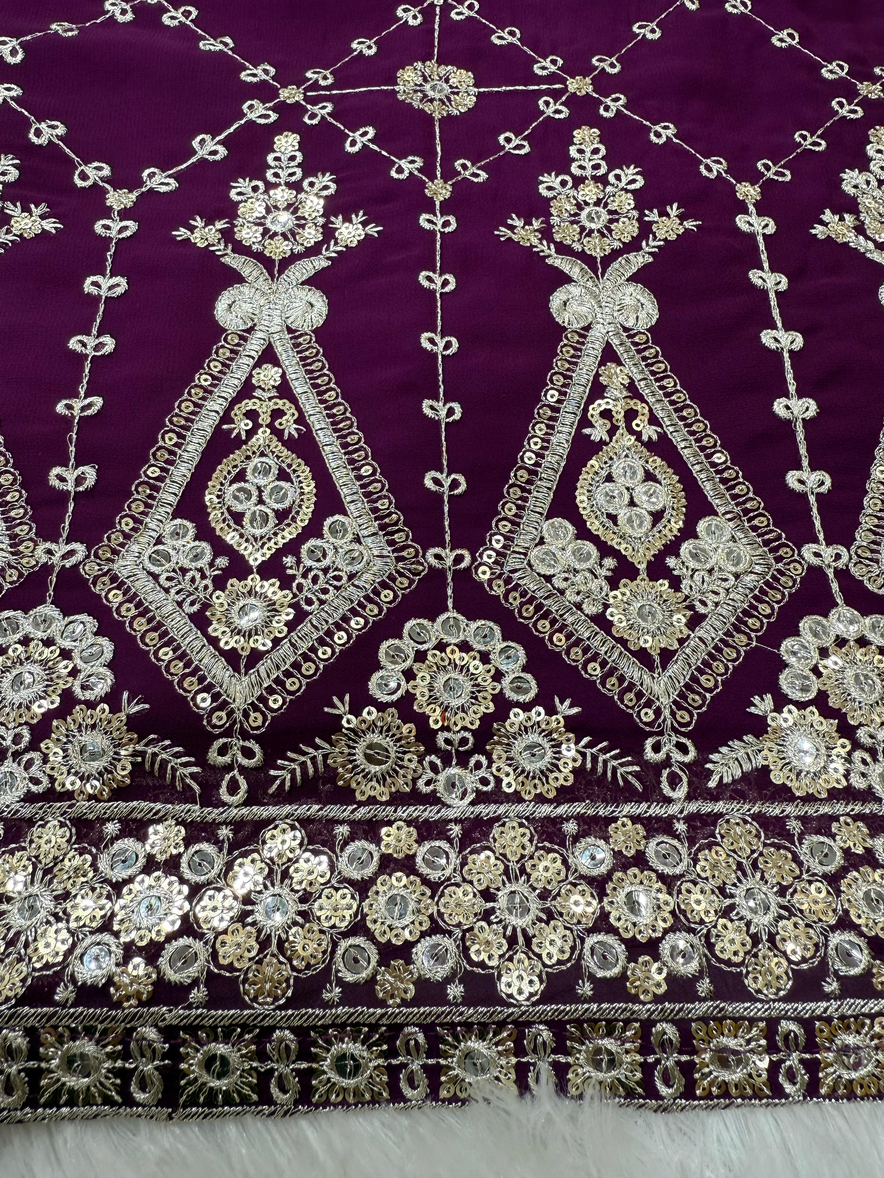 Beautiful Party Wear Top Bottom With Dupatta