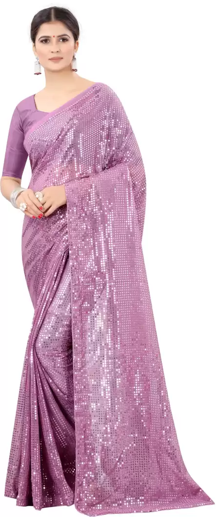 Party Wear Designer Saree With Sequence Work