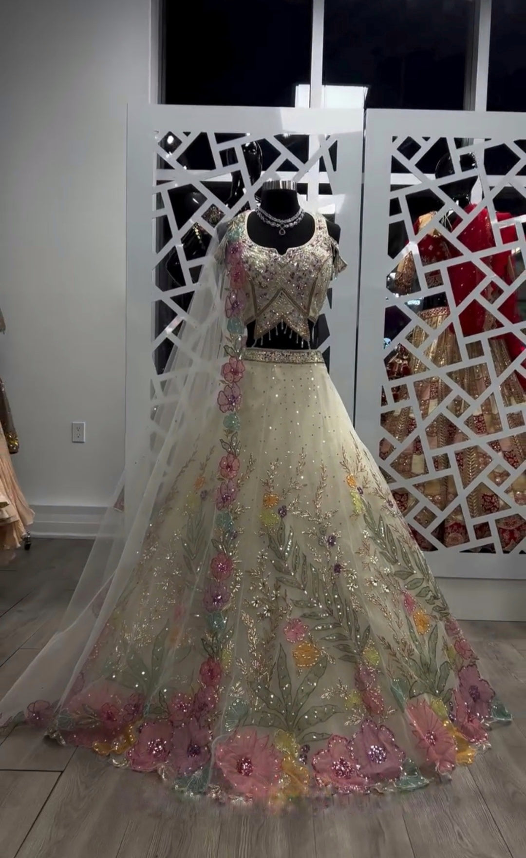 Fancy Party Wear Lehenga Choli With Embroidery Sequence Cut Work