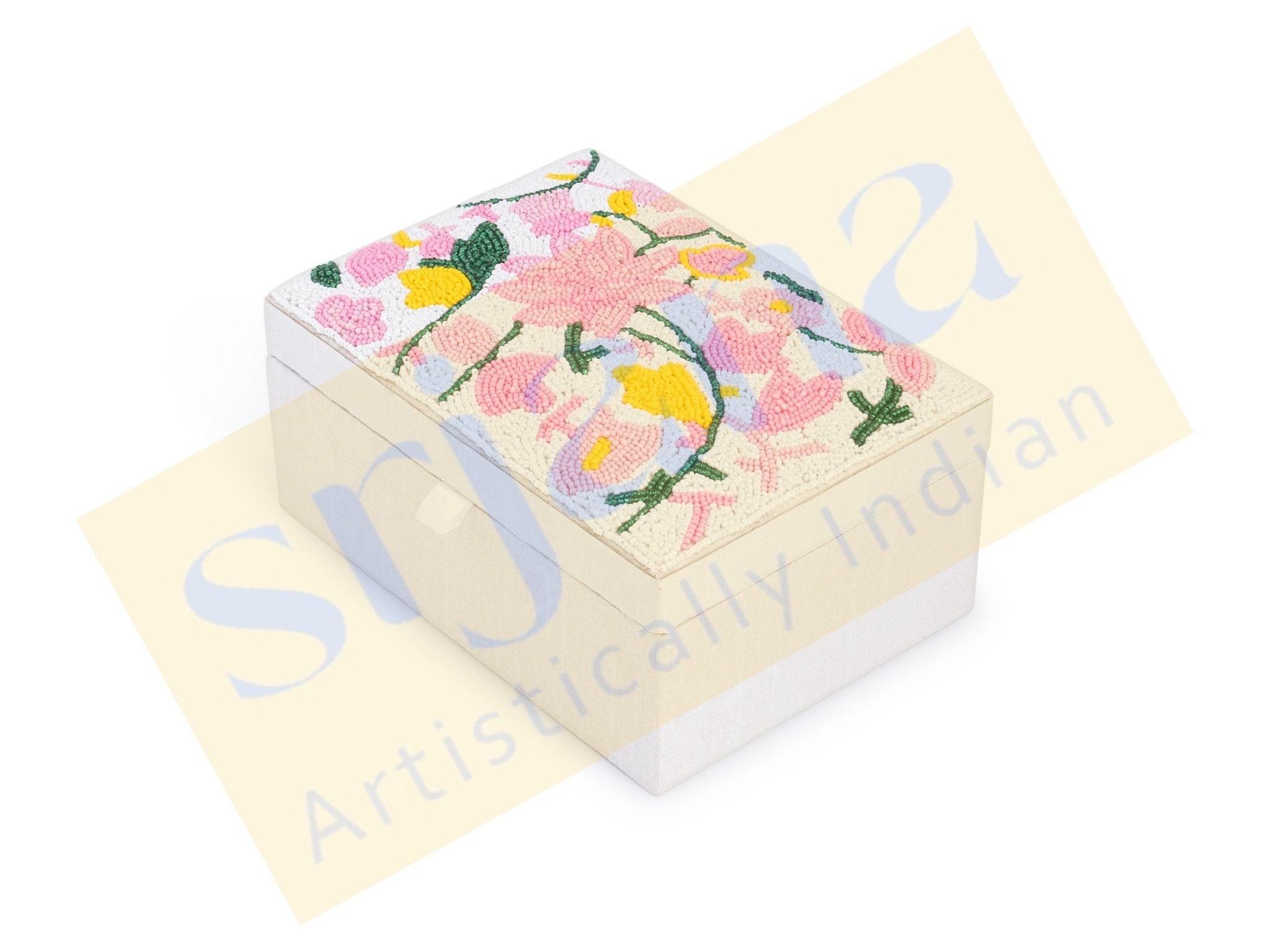 Beaded Square Box