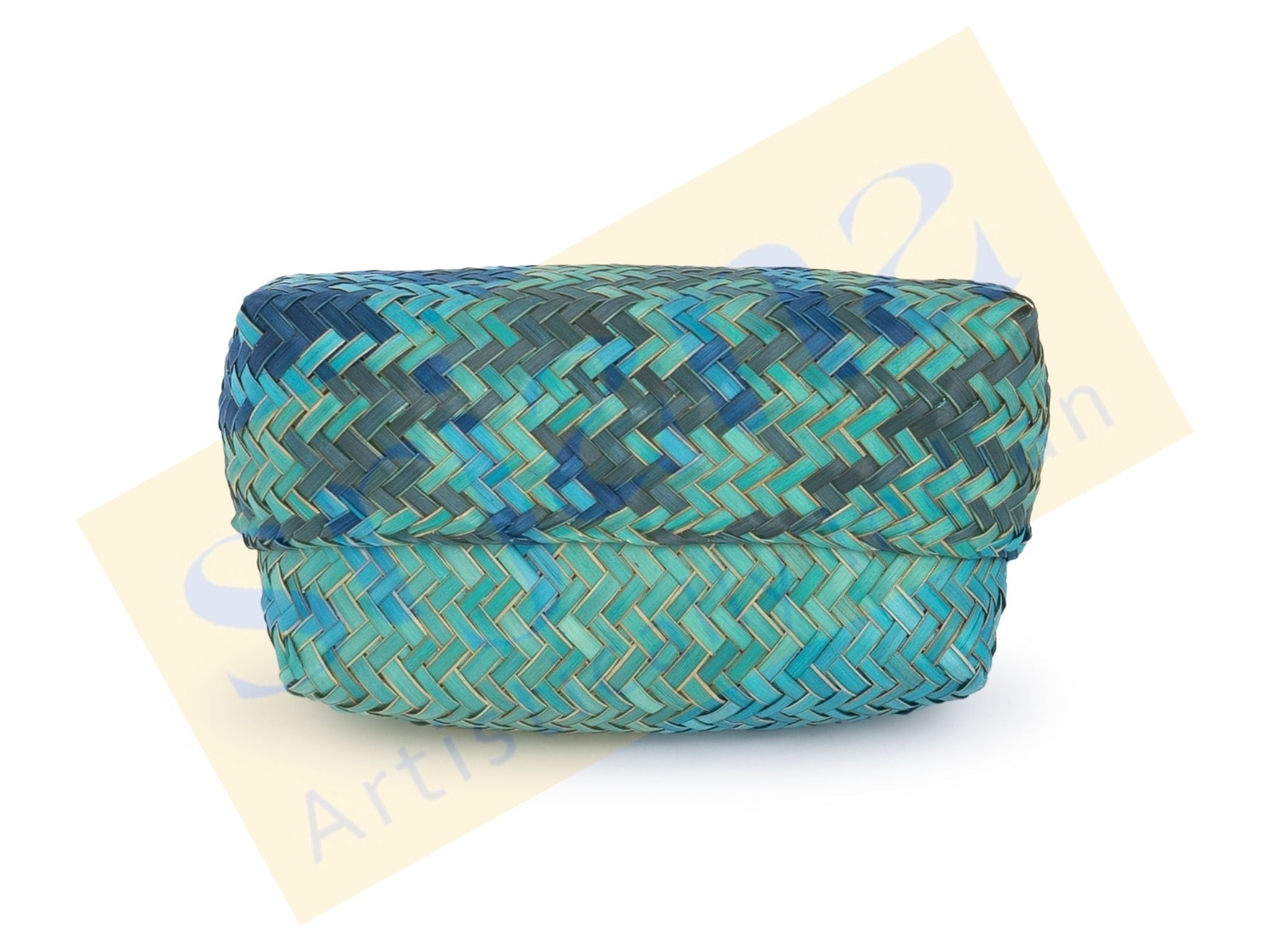 Sitalpati Long Rectangle Basket with Lid