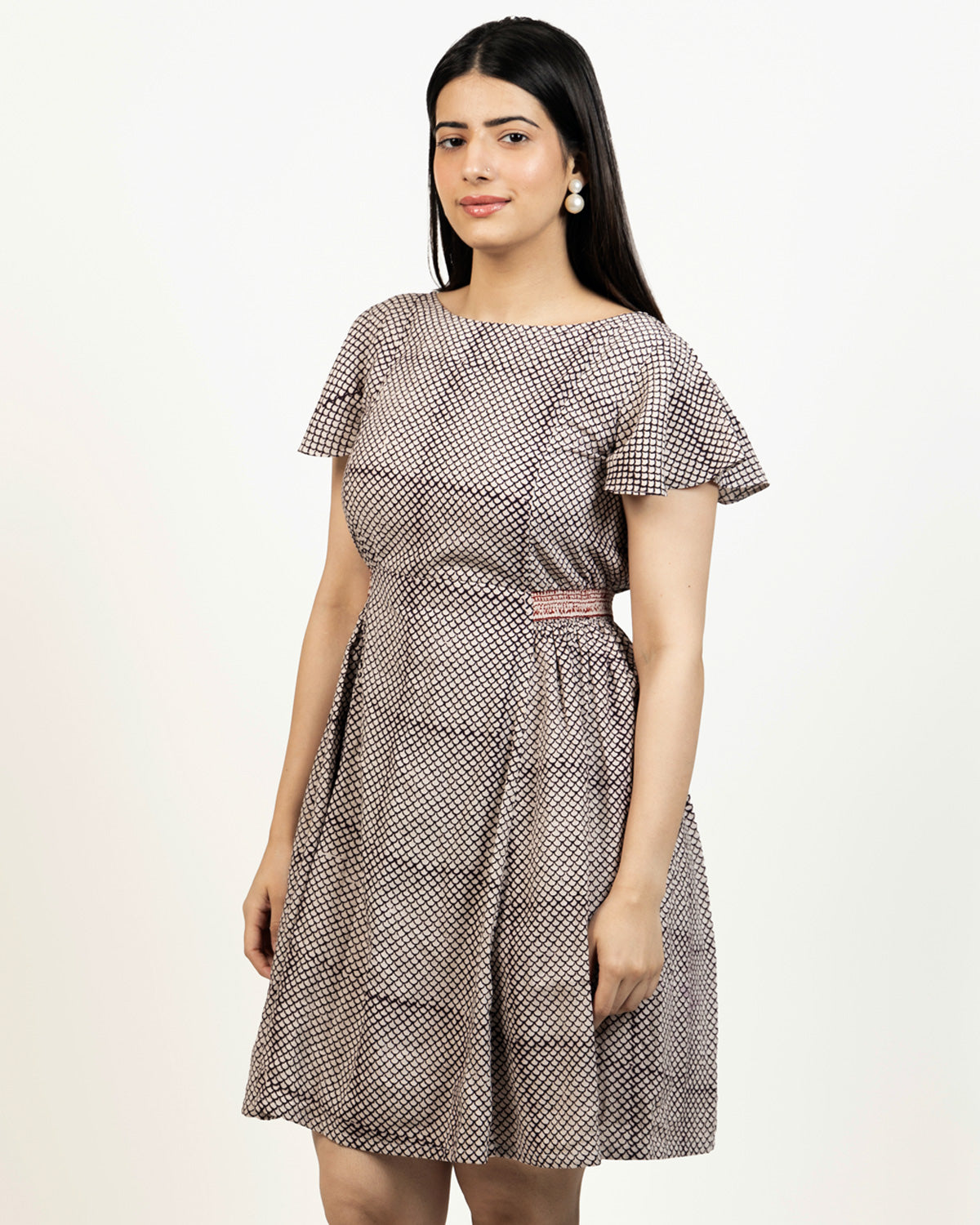 PAPRIKA FLUTTER DRESS
