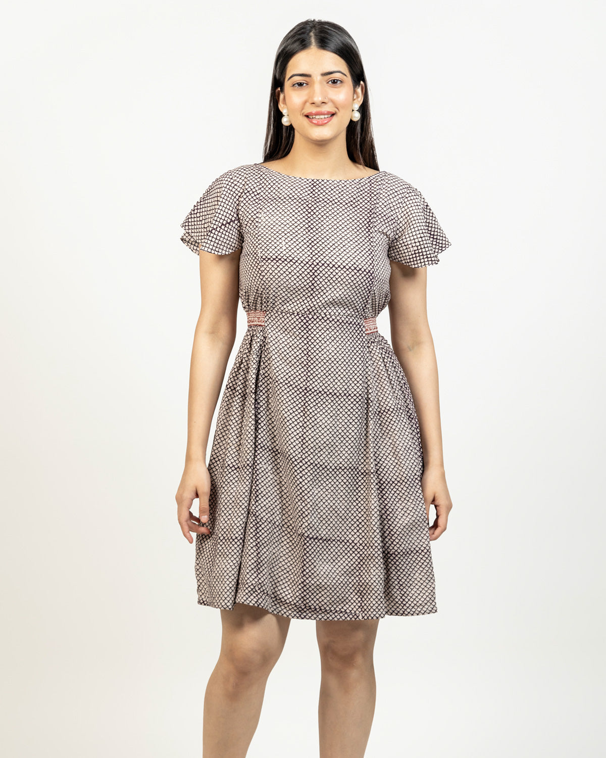 PAPRIKA FLUTTER DRESS