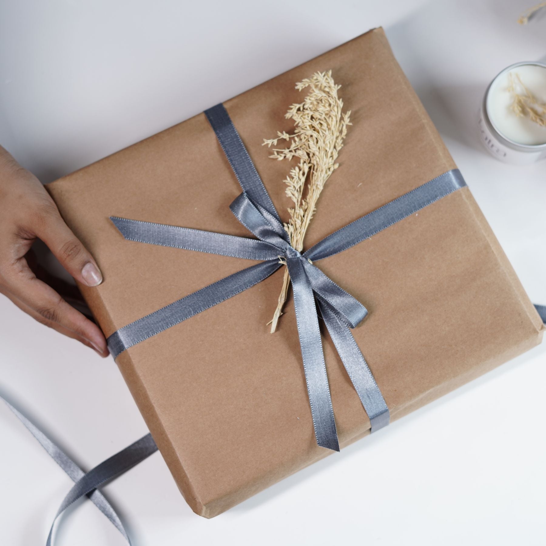 Sustainable Gratitude Hamper by Ekatra -Indigo Stripes