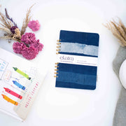 Handcrafted Sustainable A5 Wire Bound ruled 100 GSM paper Journal by Ekatra