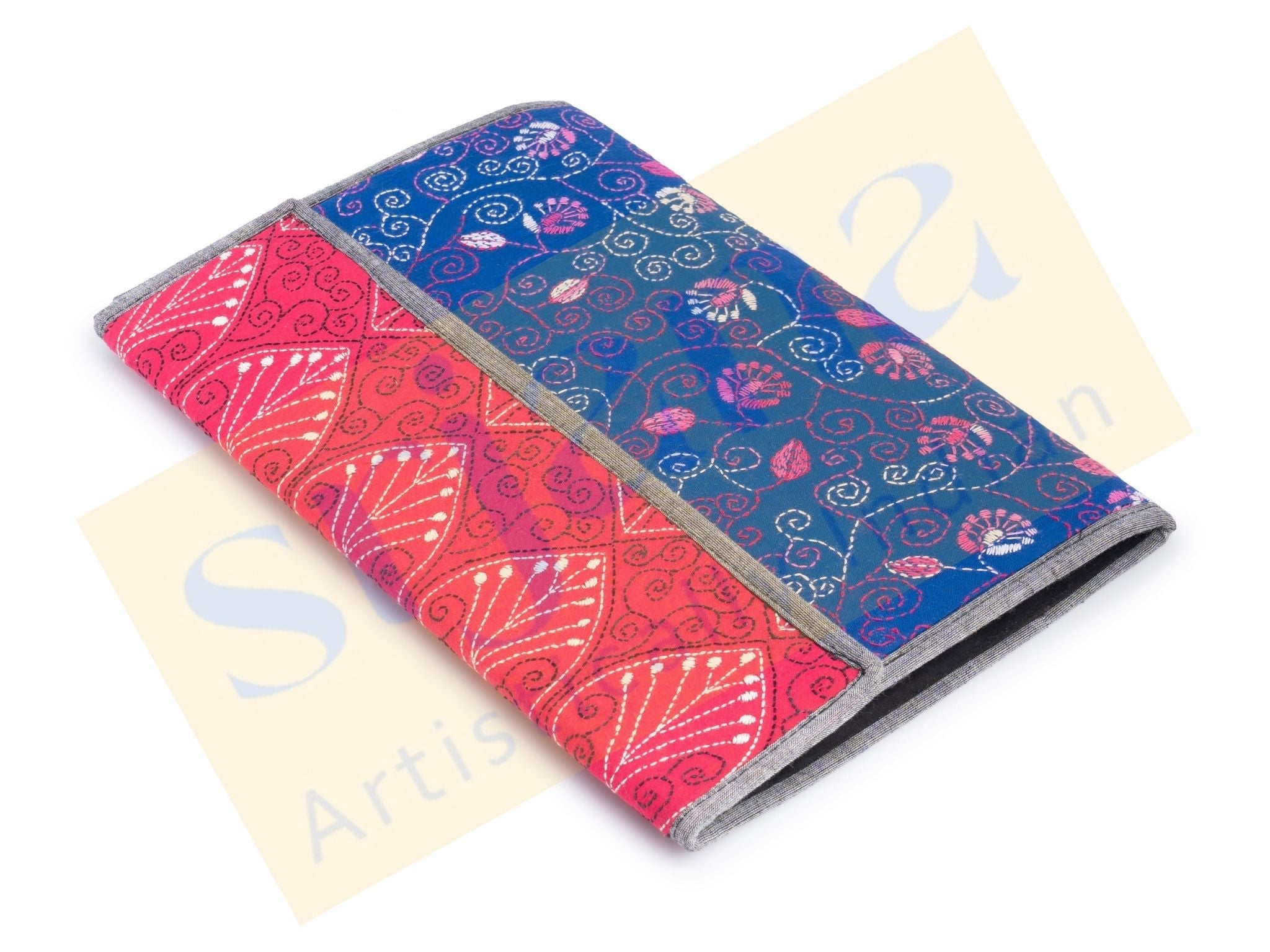 Embroidered File Folder