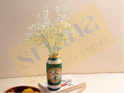 Terracotta Hand-Painted Flower Vase