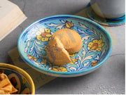 Handcrafted Blue Pottery Bowl