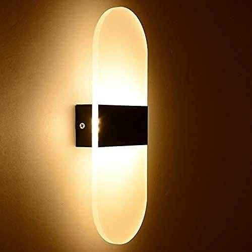 Rounded Acylic Wall Light - 15 Watt