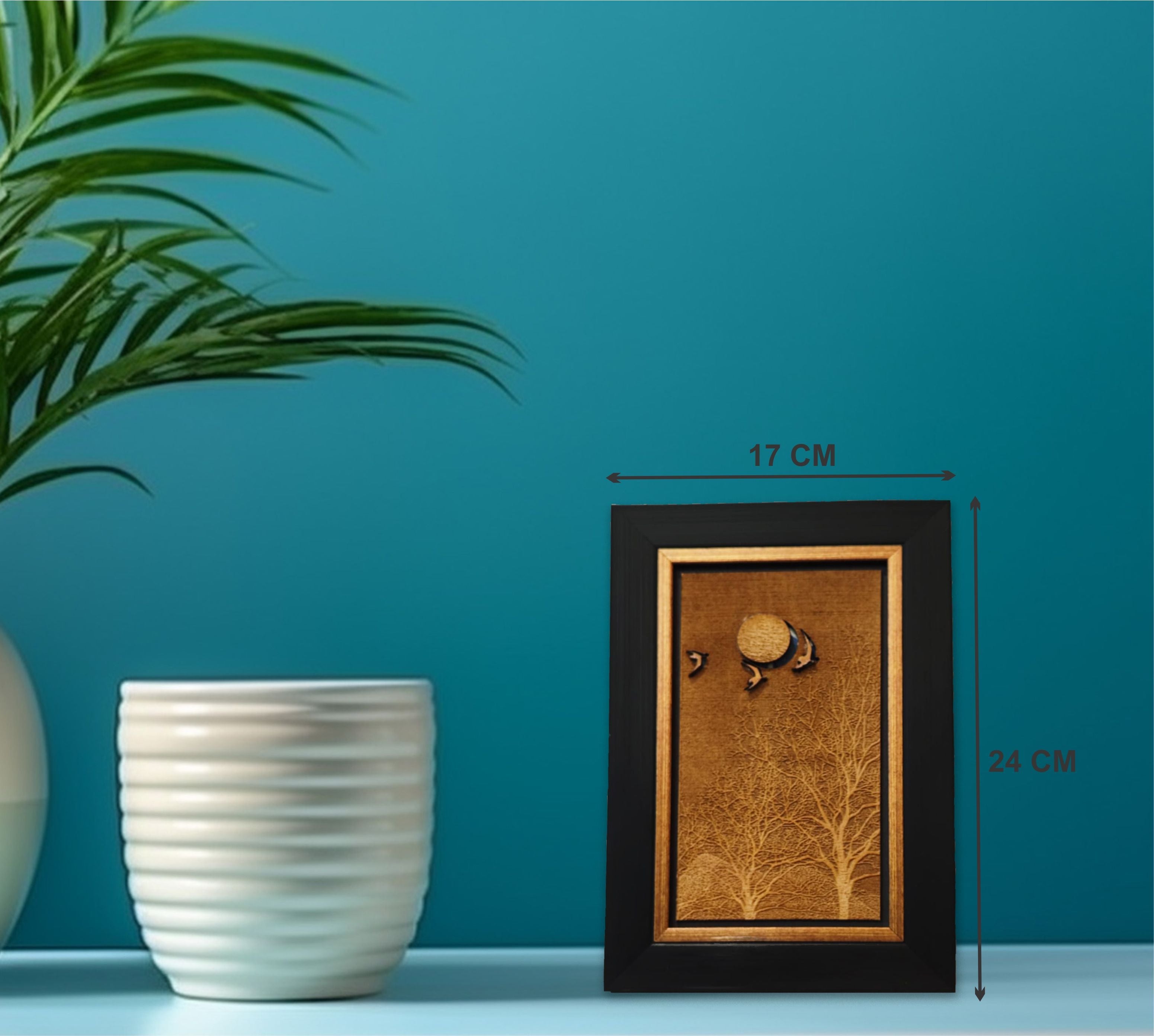 NIGHT SKY - Night scenic wood engraved picture Frame