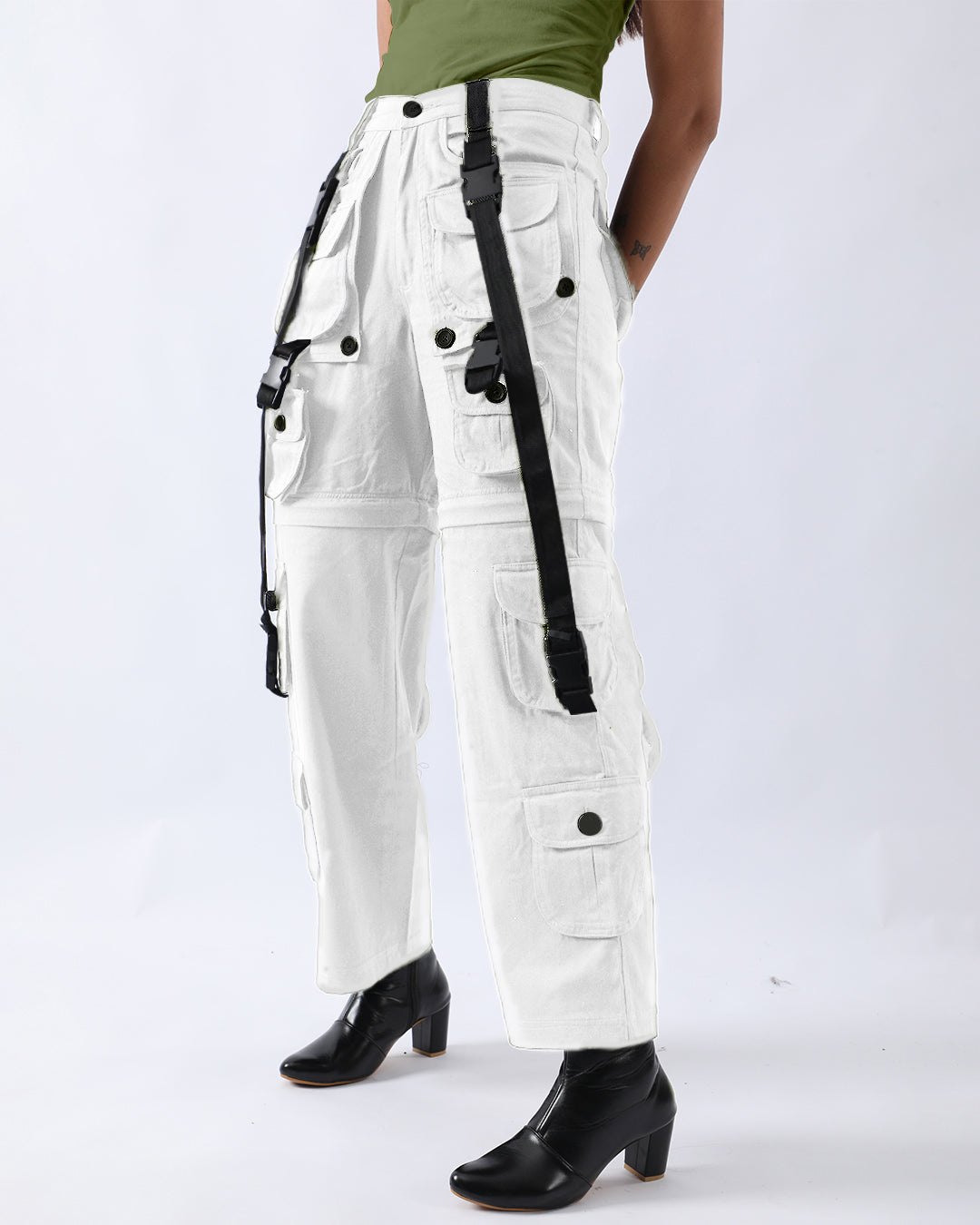 MaxFlex cargo pants - White – Ozu Marketplace