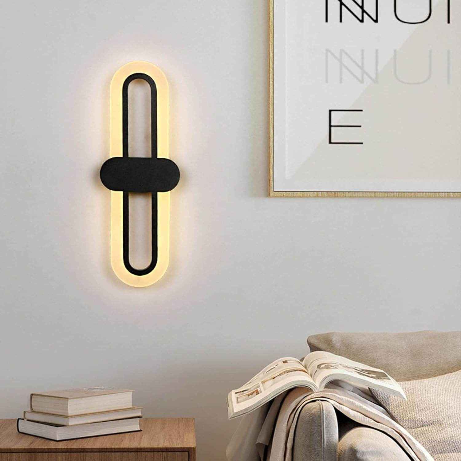Nordic Oval Shaped Wall Light - 12 Watt