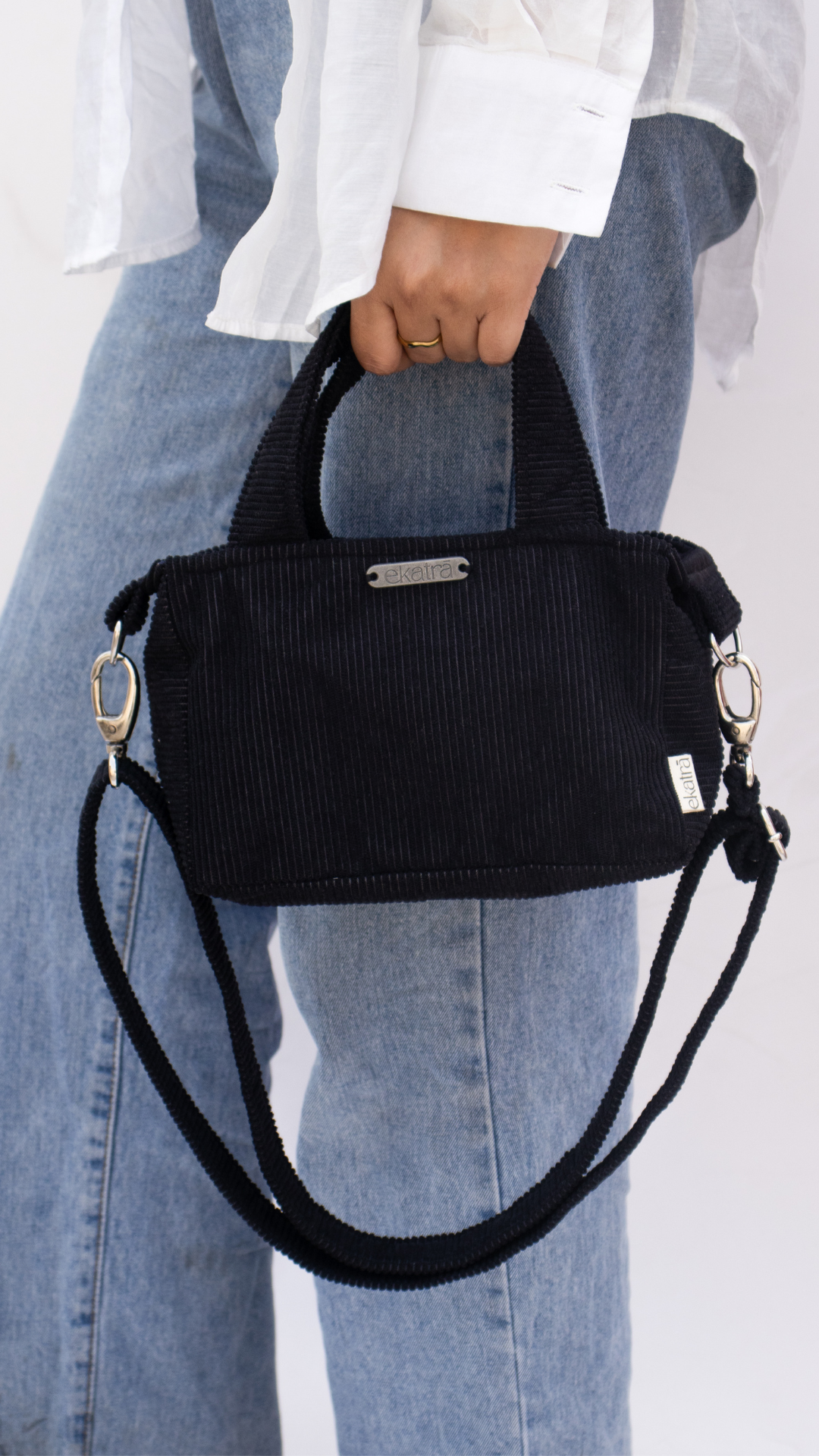 Corduroy Mini Tote