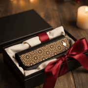 Handcrafted, Vegan Plant  Leather Eyewear Case - Black