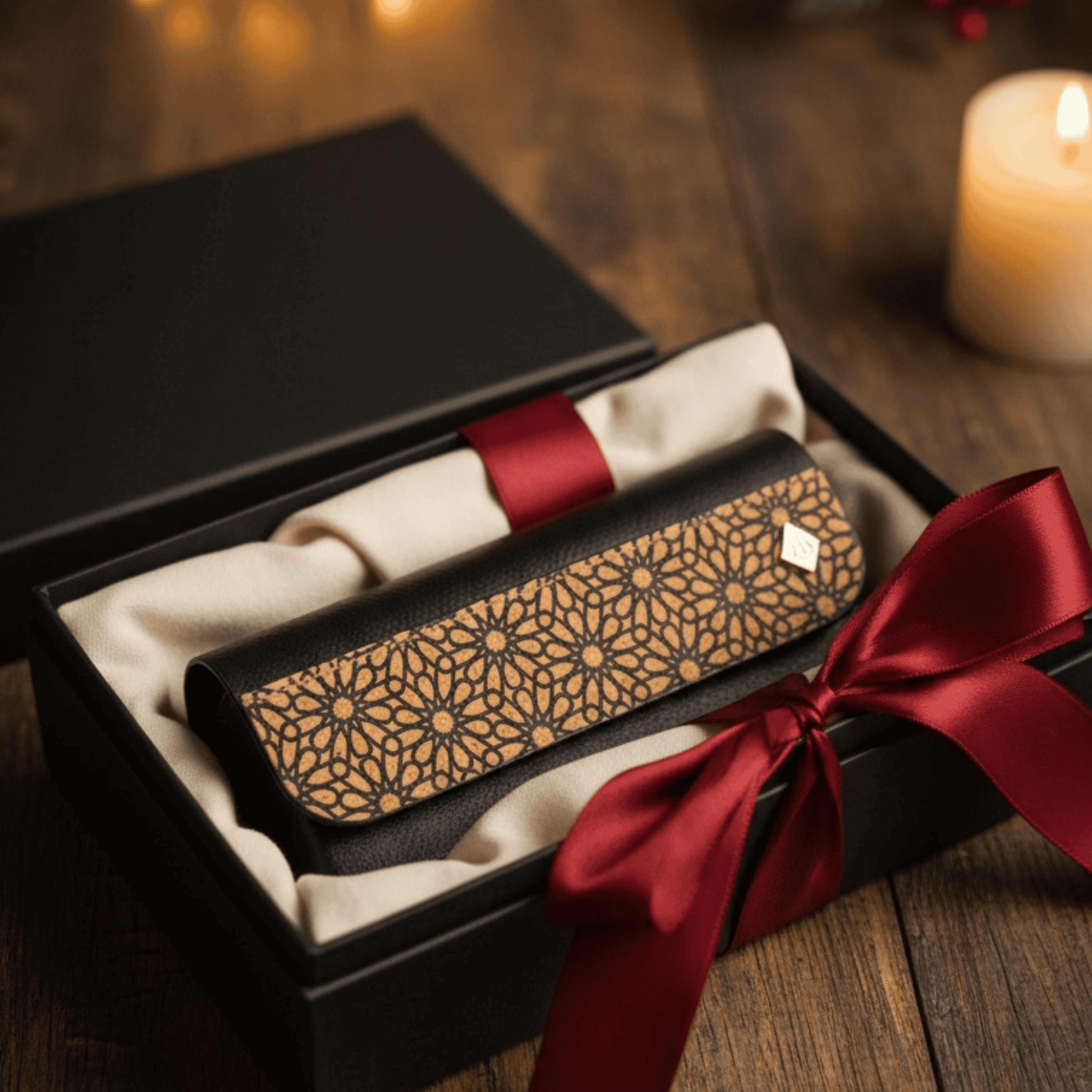 Plant Leather Eyewear Case – Black