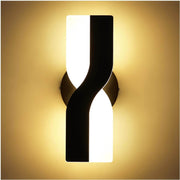 X Shape Wall Light Black - 10 Watt