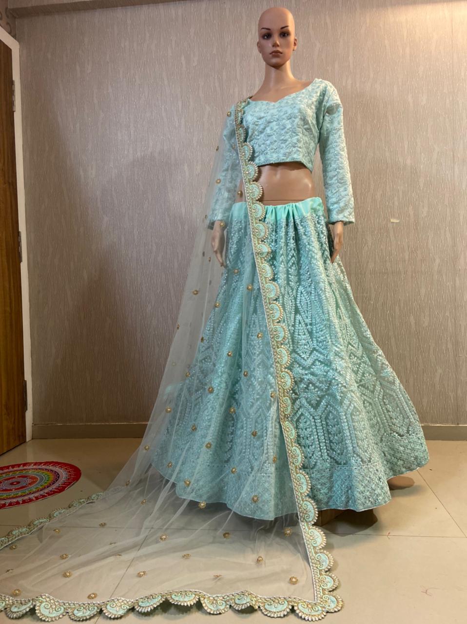 Party Wear Designer Lehenga Choli With Dori And Zari Work