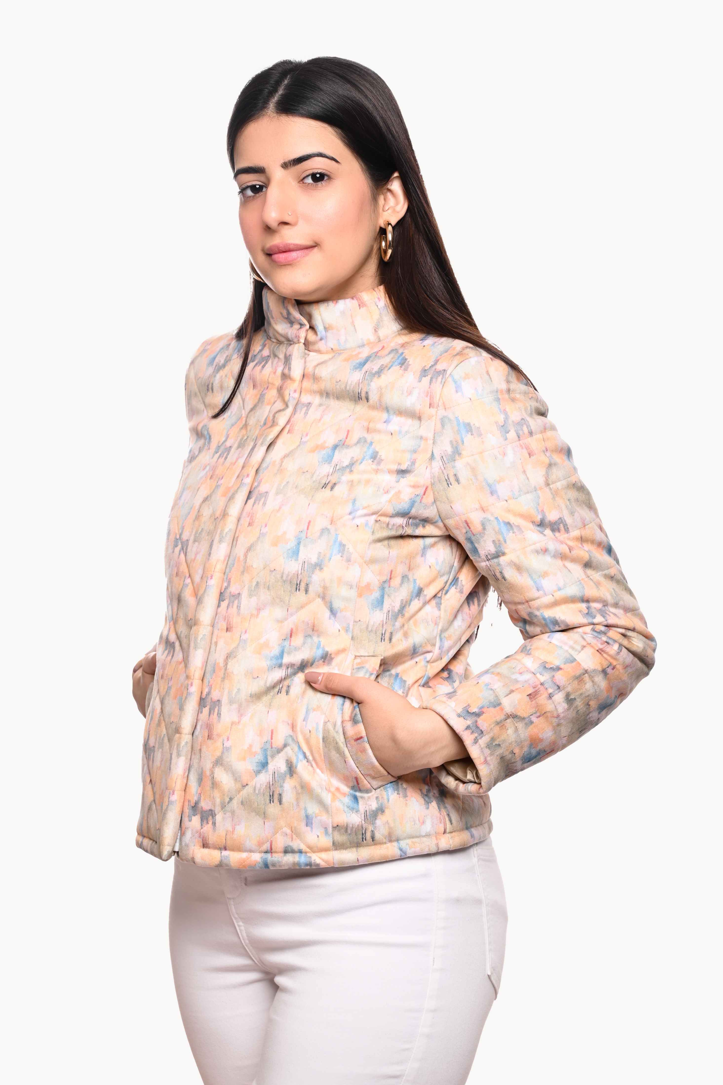 INTANGIBLE DREAM VELVET PUFFER JACKET