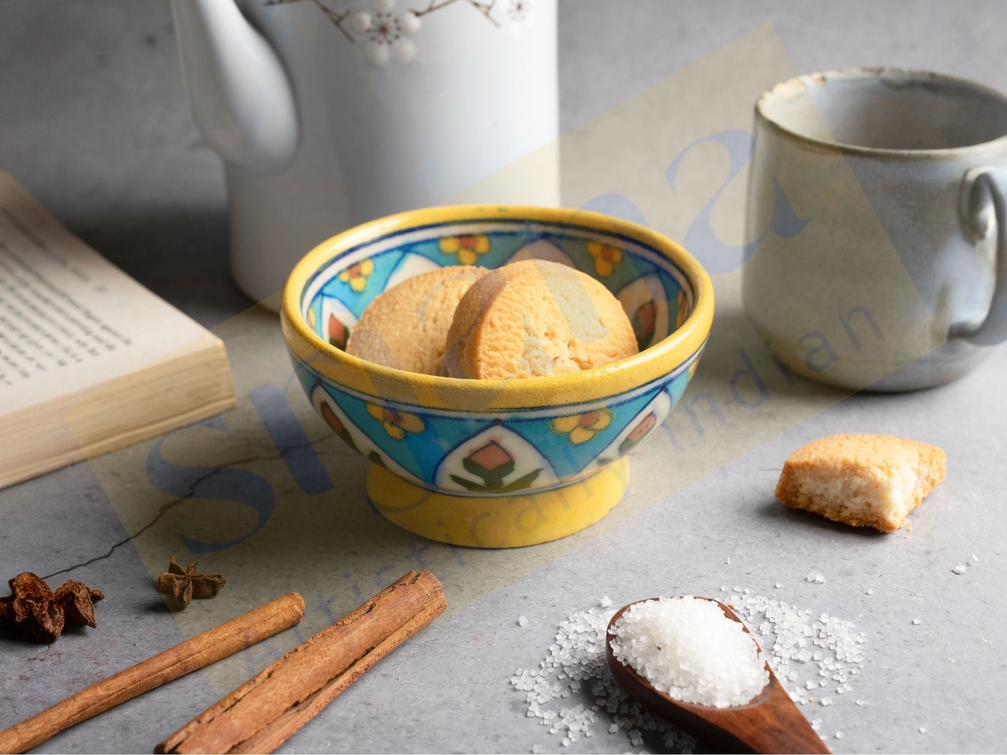 Blue Pottery Bowl