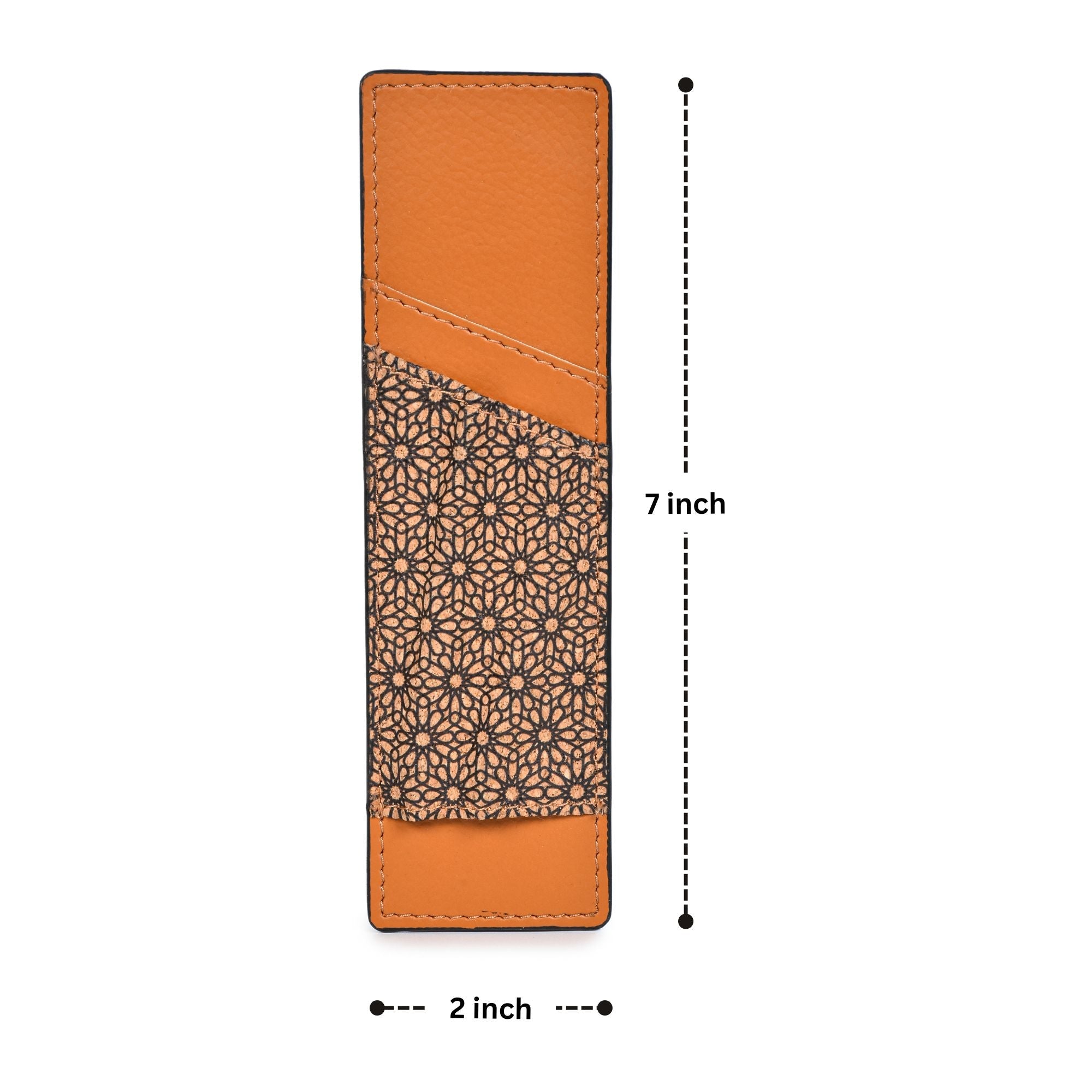 Handcrafted, Vegan Leather Pen Holder - Tan